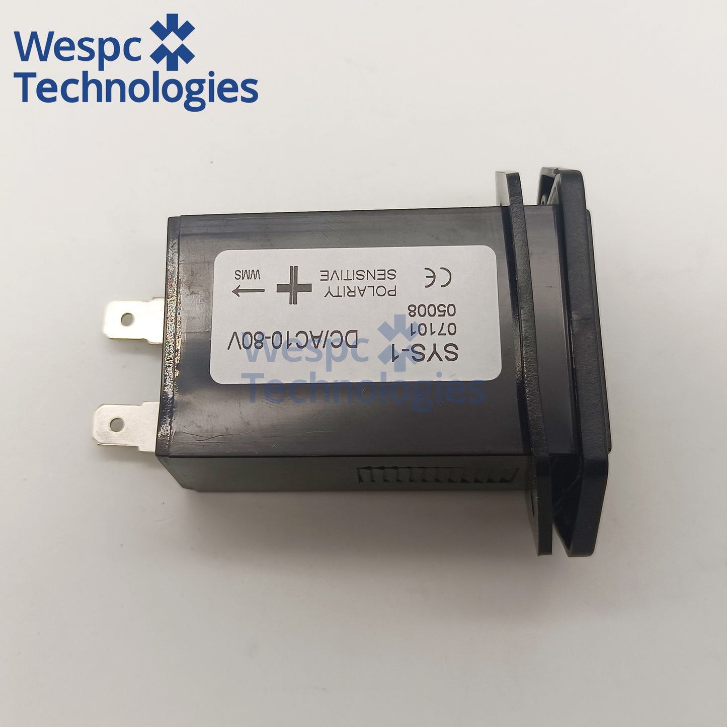 SYS-1 DC10-80V Hour Meter Gauge Timer Boat Truck Tractor Hour Meter Rectangular
