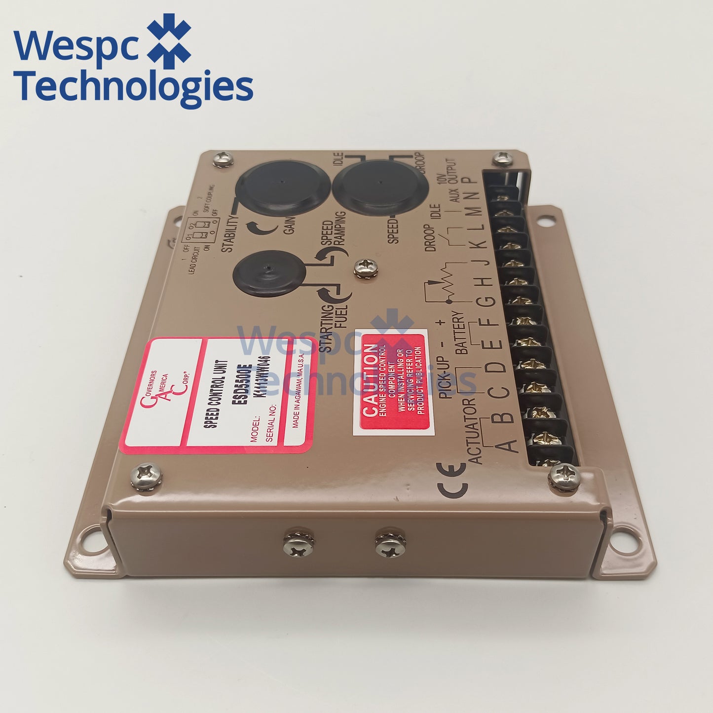 Original ESD5500E Speed Control  Electronic Engine Speed Controller Governor 12-24V DC for Diesel Generator