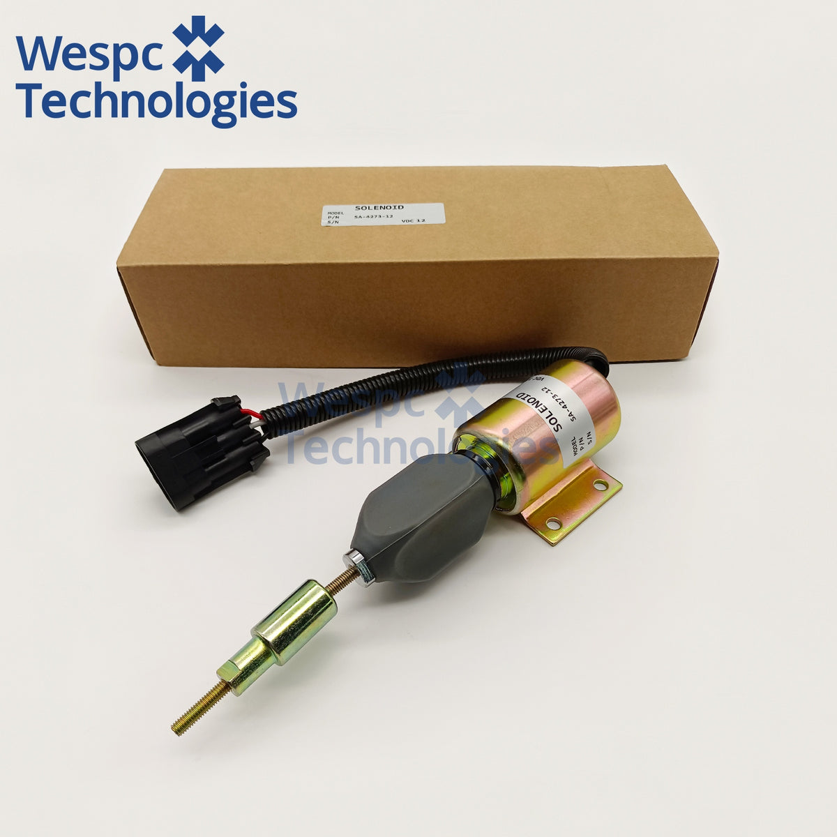SA-4273-12 2003ES-12E6UC4B5S2 Stop Solenoid For Heavy Duty Truck Holland 12V