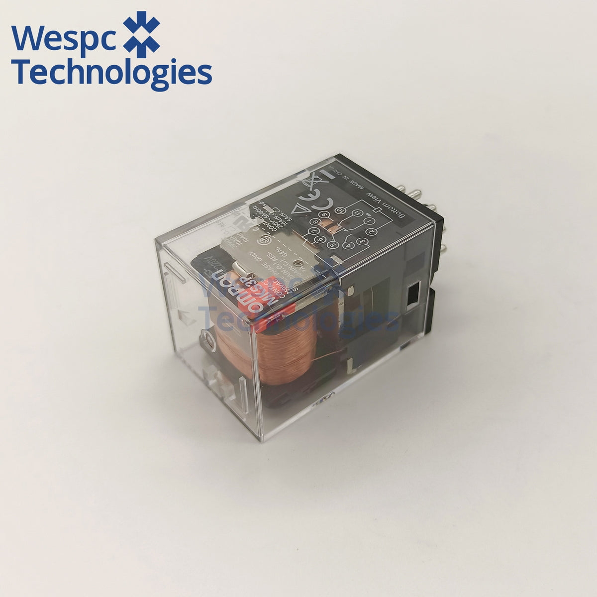 Original Omron MKS3P AC220V Power Relay 11Pin 3PDT 10A MK-S Series General Purpose Electromagnetic Relay
