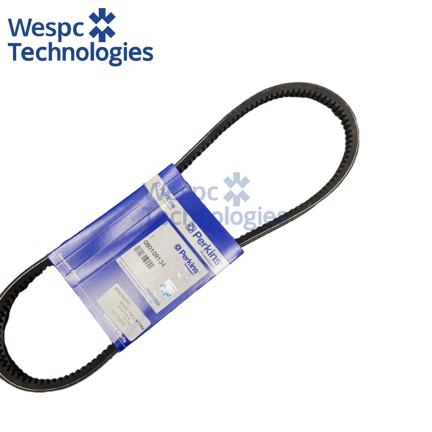 Perkins 080109134 V‑Fan Belt Cross‑Ref 10000‑06096 For Perkins 403D‑15 403C‑15 Diesel Engine