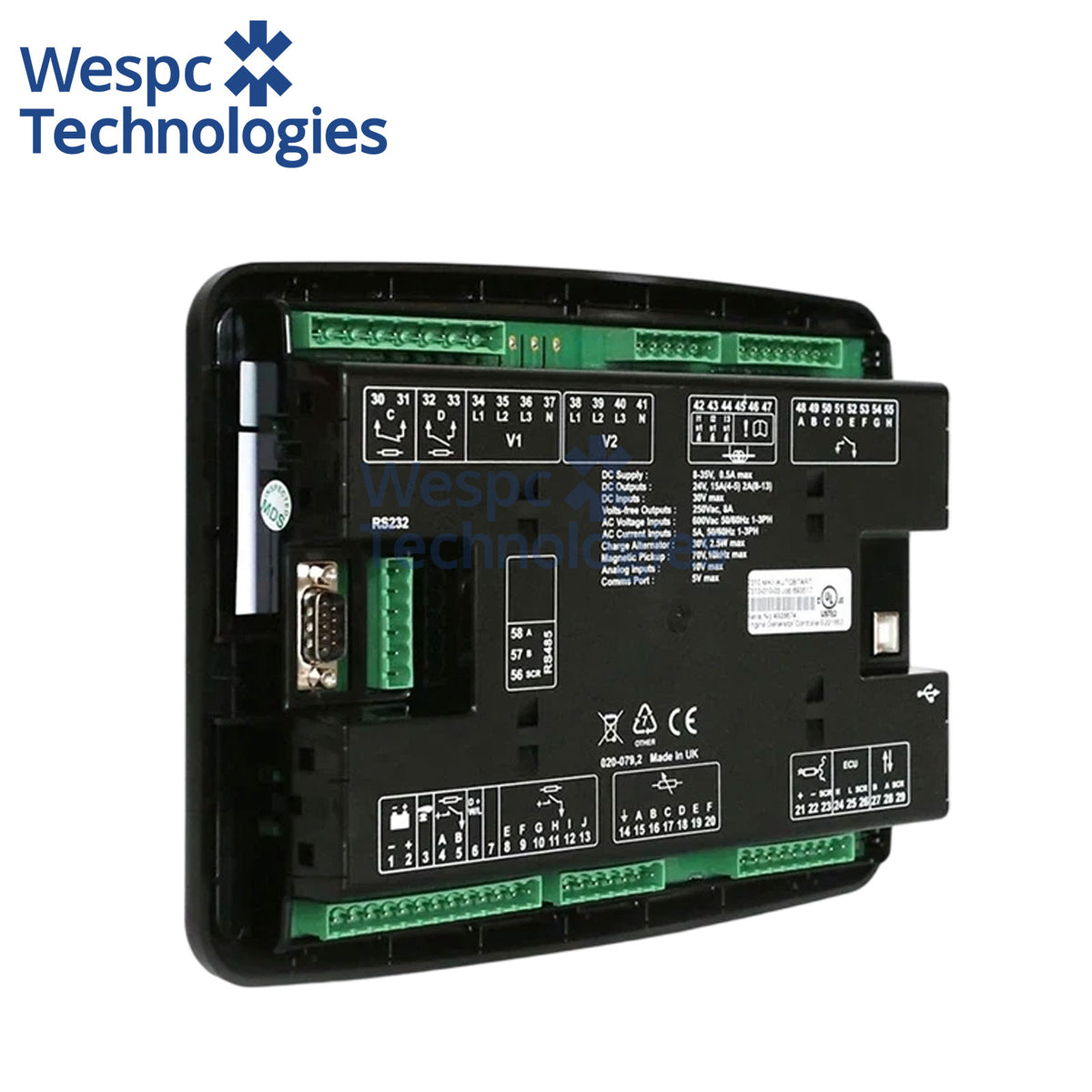 Original DSE7310 MKII Deep Sea AMF Generator Controller LCD Screen Display Control Module Panel