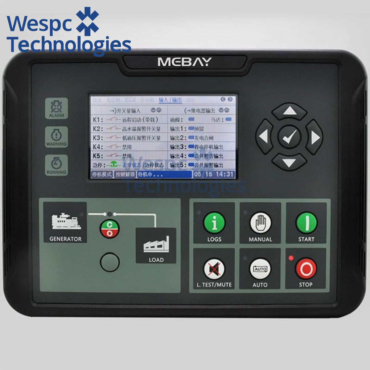 Original Mebay DC90DR replaced by DC92DR MK3 Diesel Gasoline Gas Genset Generator Controller with CAN/RS485 Port