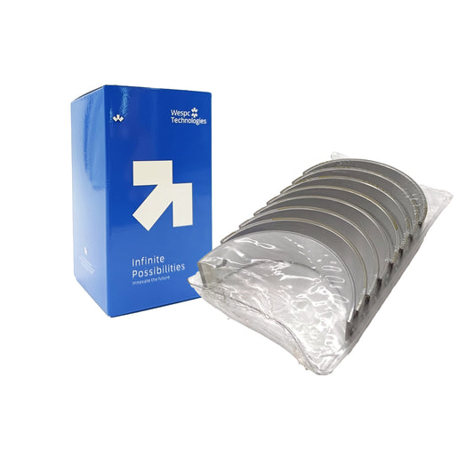 WESPC Original 198586140 Main Bearing Set STD for Perkins 404C-22 404D-22T 400 Series Diesel Engines – Set of 4 Pairs