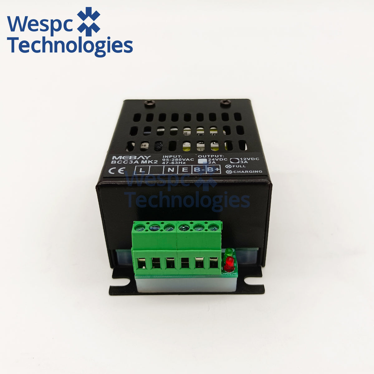 Original Mebay BCC3A MK2 12V 3A / 24V 2A Intelligent 3-Stage Battery Float Charger For Diesel Genset Starter Battery