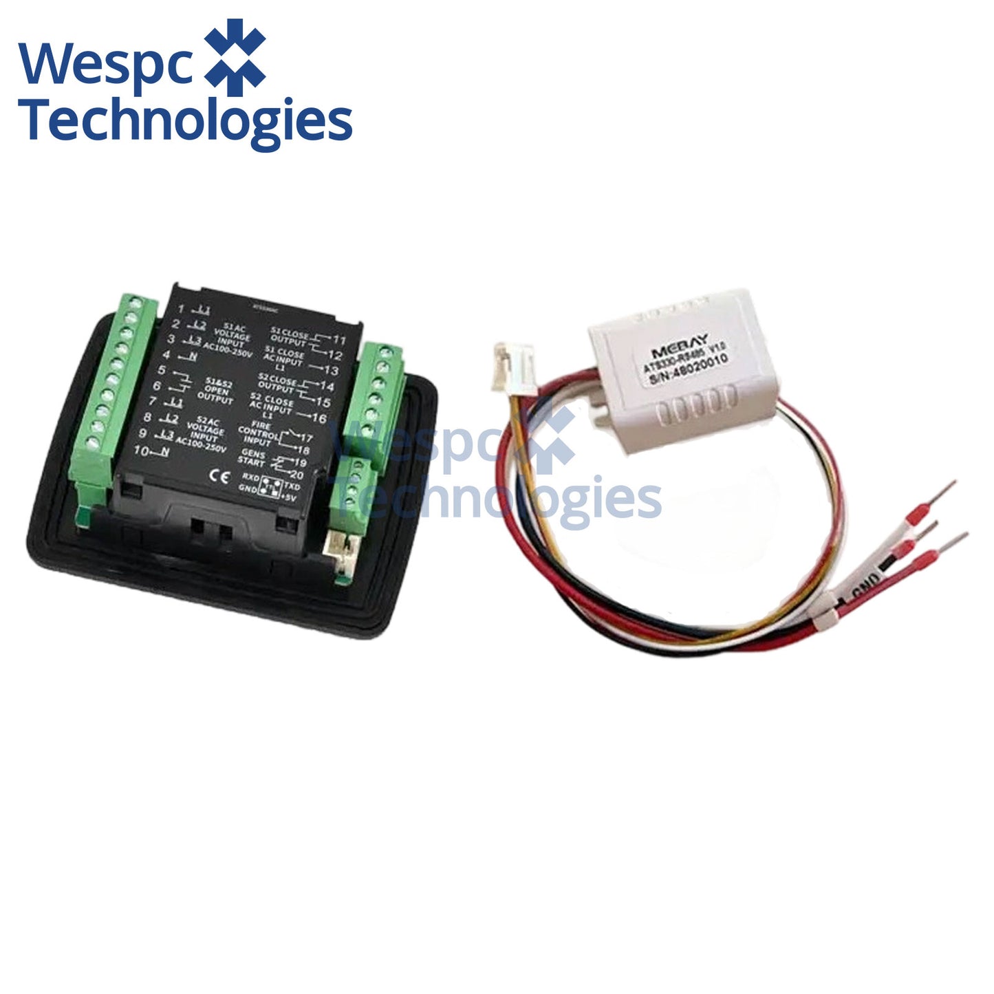 Original Mebay ATS330 Remote ATS Controller Set With RS485 Expansion Module