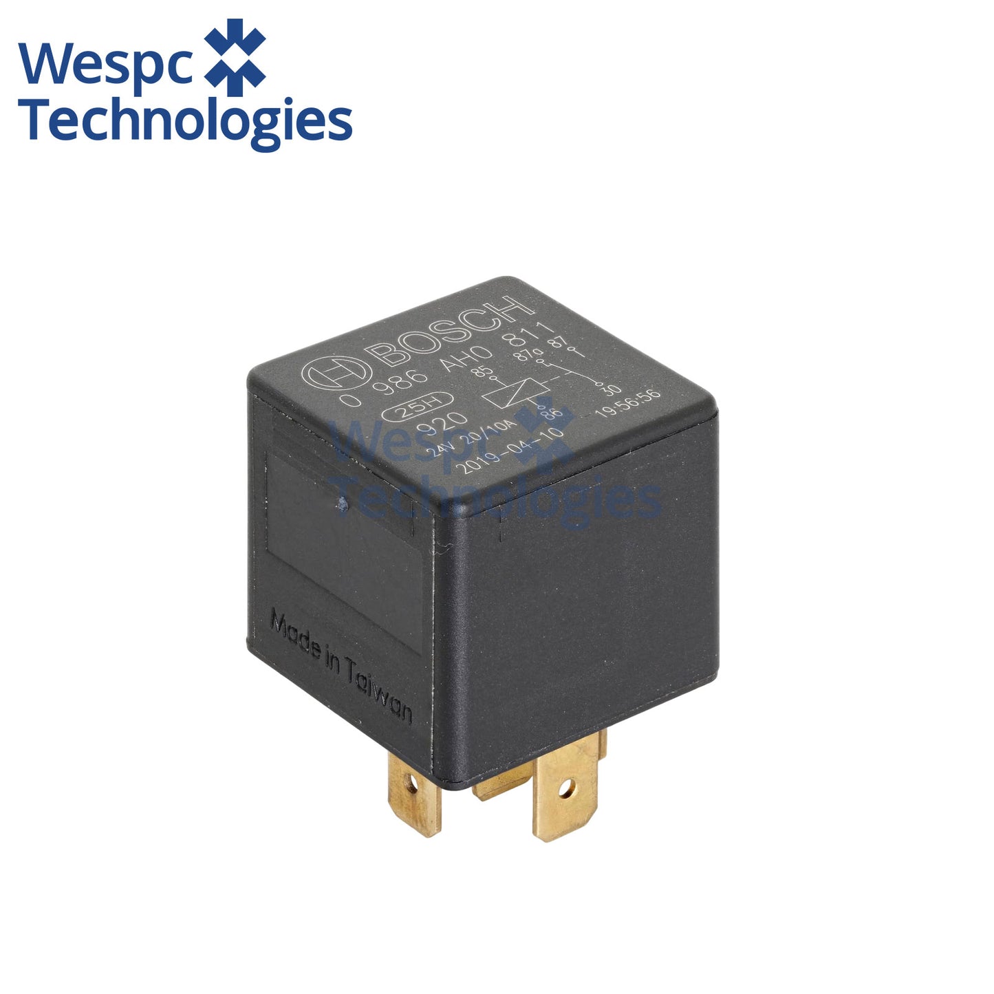 Original Bosch 0986AHO811 24VDC DC24V 24V Relay 5PIN Mini Relay 1PCS