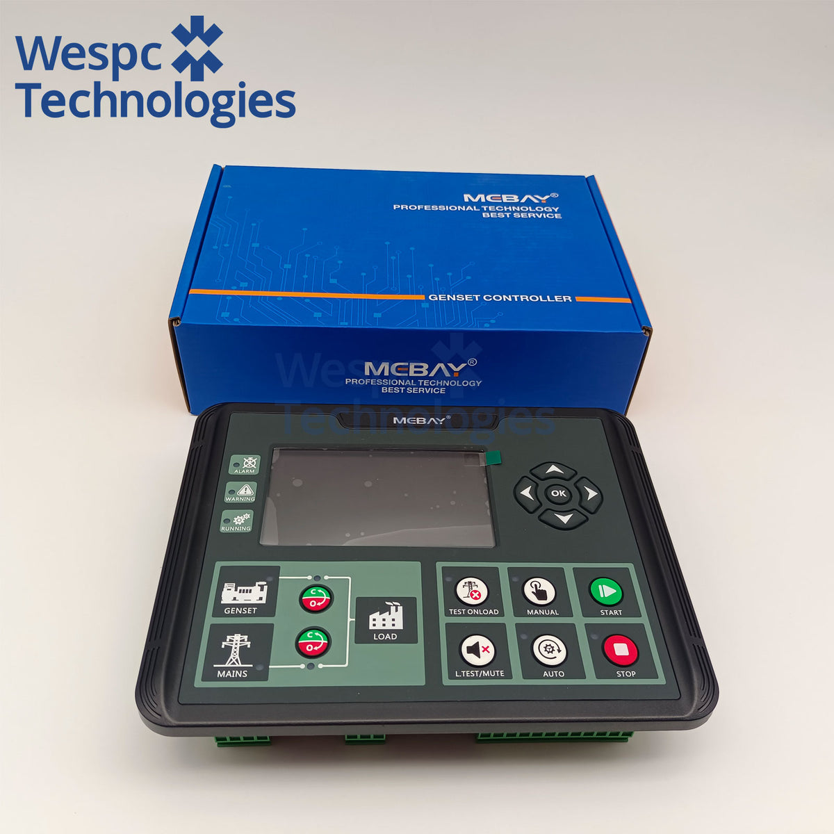 Original Mebay DC62DR Replaced by DC62DR MK3 Genset Control Module DC62DR AMF Function Silicone Panel