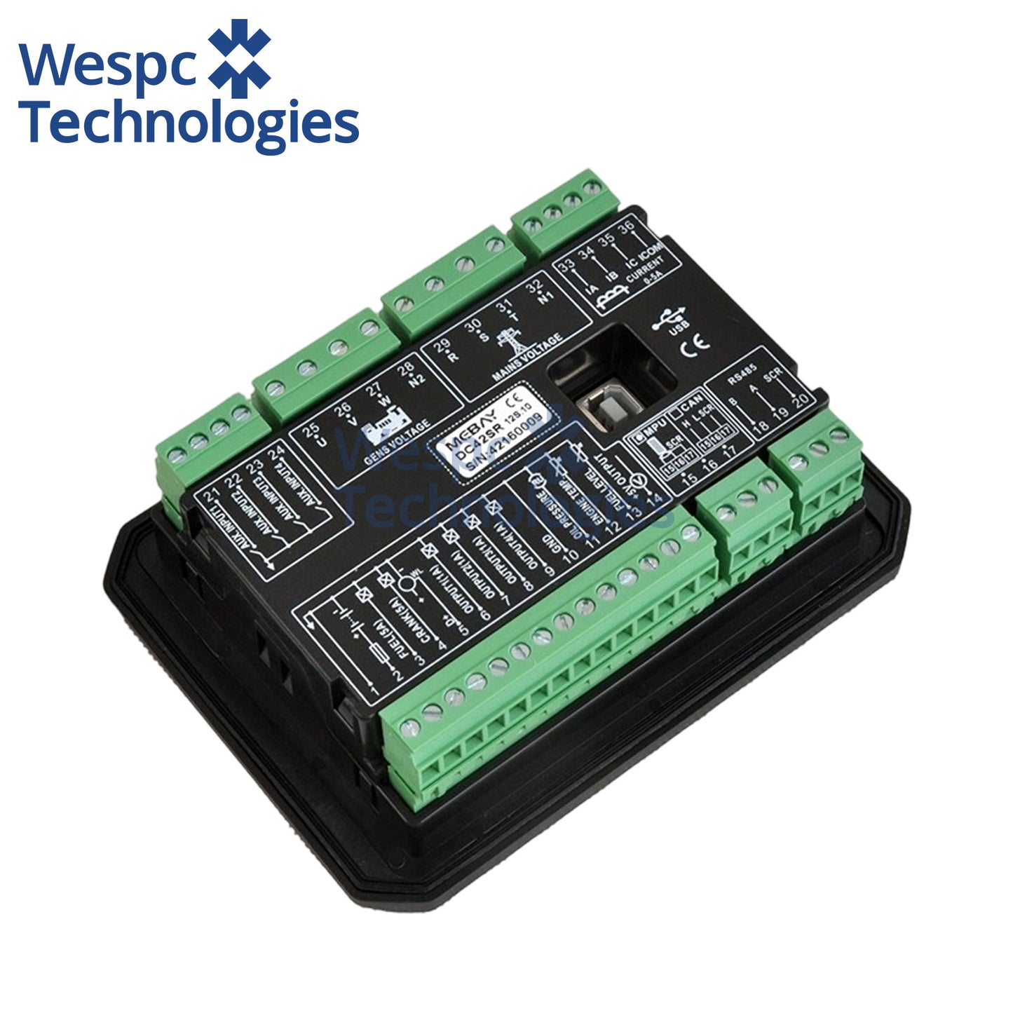 Original DC42SR AMF ATS Generator Controller Remote Control Panel Module