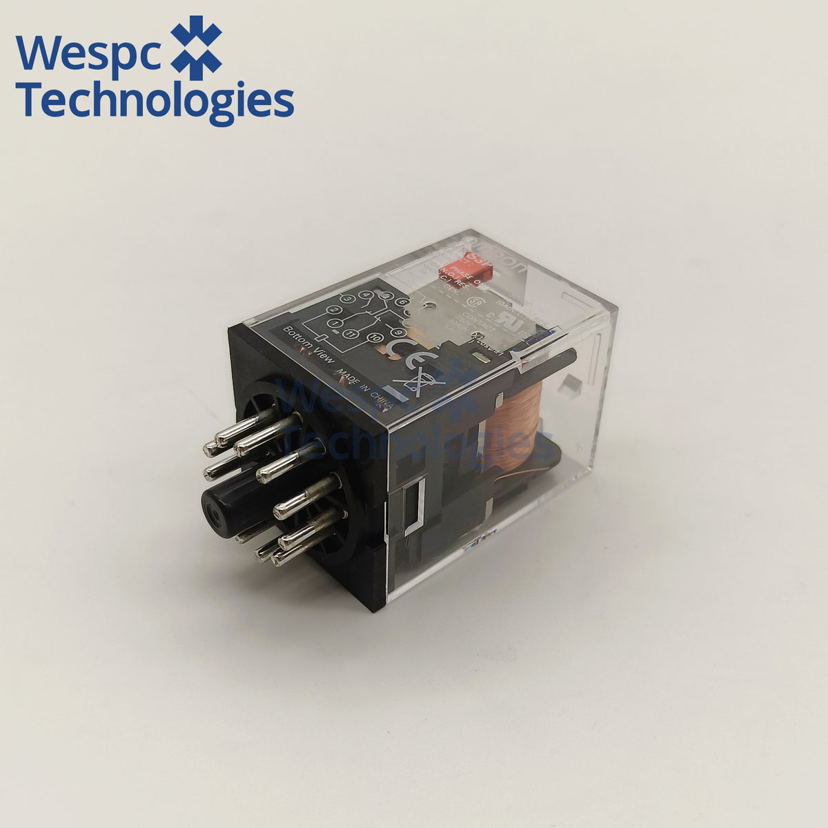 Original Omron MKS3P AC220V Power Relay 11Pin 3PDT 10A MK-S Series General Purpose Electromagnetic Relay