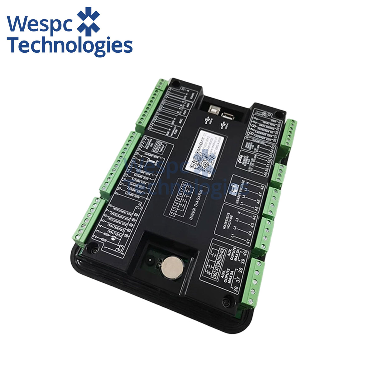 Original Mebay DC100D Genset Parallel Synchronizing Controller Engine Control Board CAN