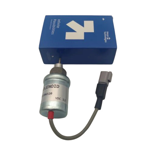 12V Fuel Stop Shutoff Solenoid U85206520 Compatible with Perkins 402D 403D 404D