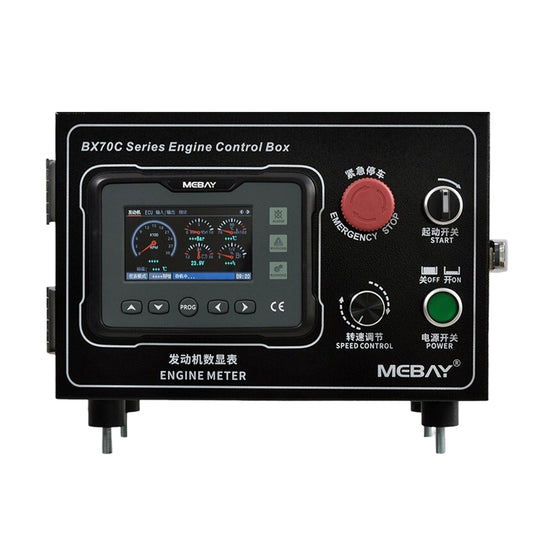 Original Mebay BX70C Diesel Engine Control Box Digital Meter Multi Function Monitor