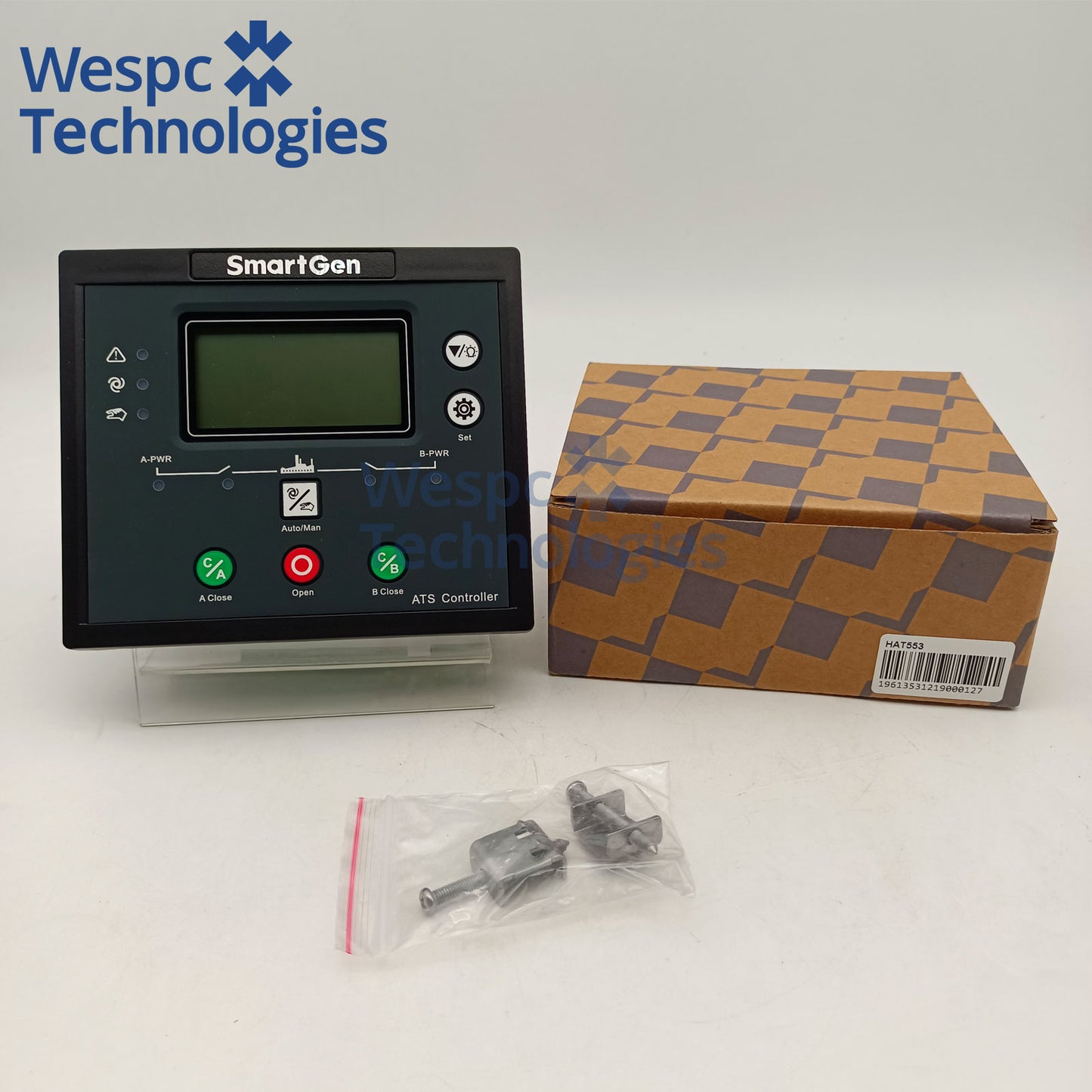 Original SmartGen HAT553 Dual power ATS controller Auto Start Control Diesel Genset Panel