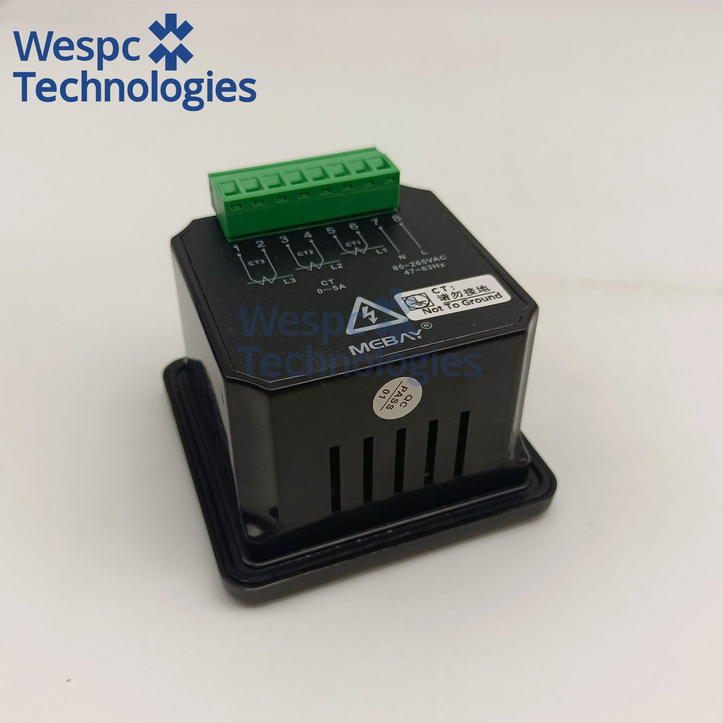 Original MEBAY GV23AT MKII Three Phase Digital Ammeter LED Display AC Current Panel Meter
