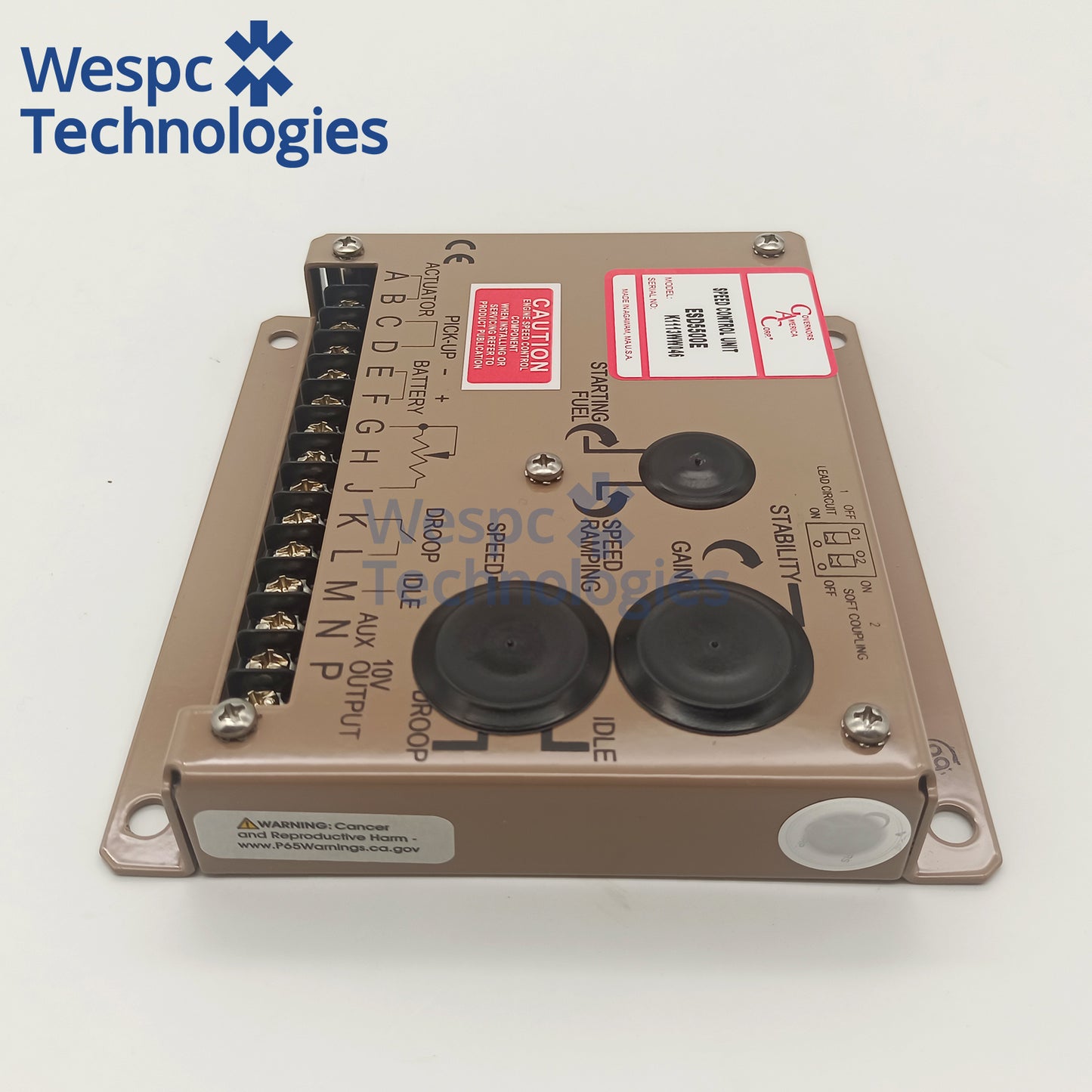 Original ESD5500E Speed Control  Electronic Engine Speed Controller Governor 12-24V DC for Diesel Generator