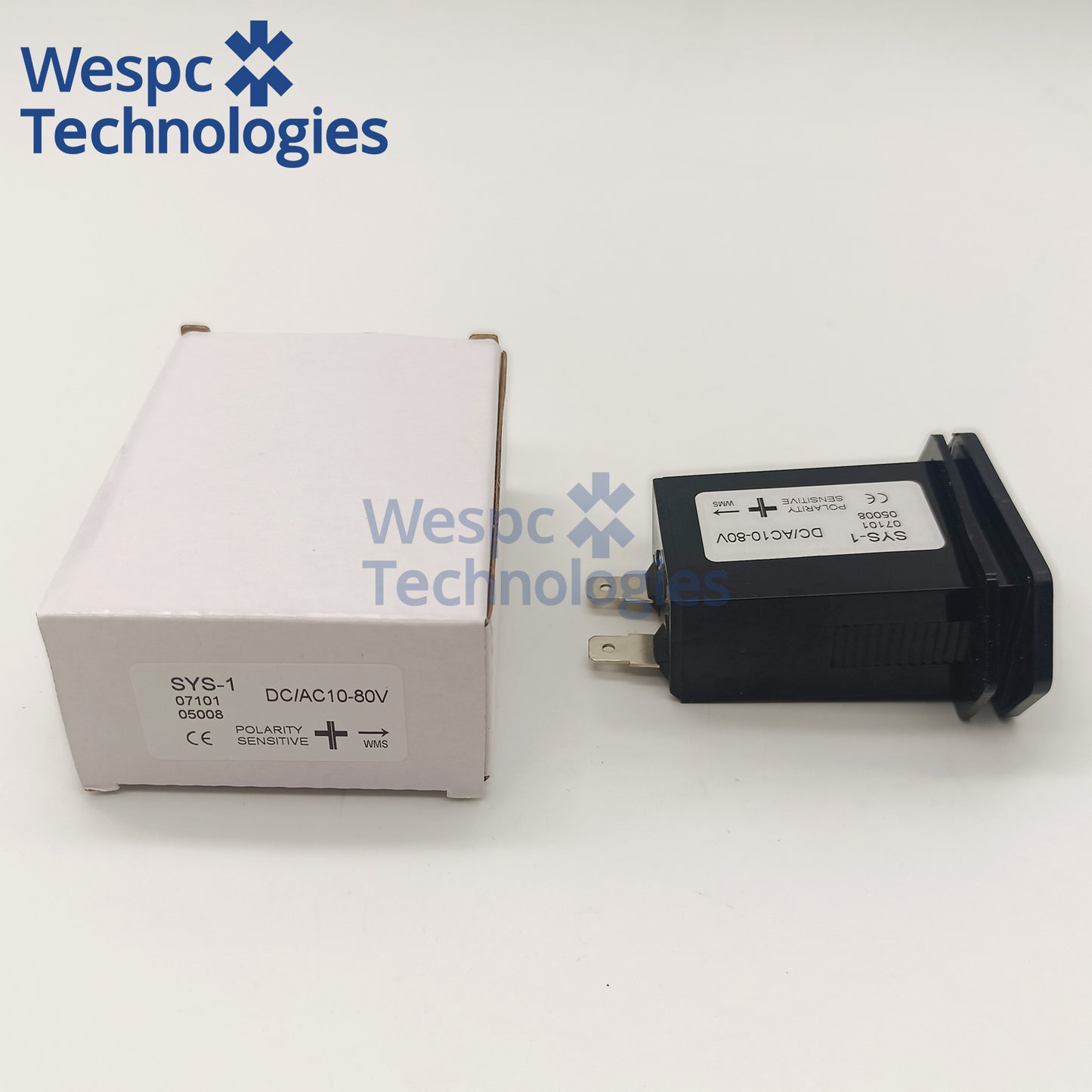 SYS-1 DC10-80V Hour Meter Gauge Timer Boat Truck Tractor Hour Meter Rectangular