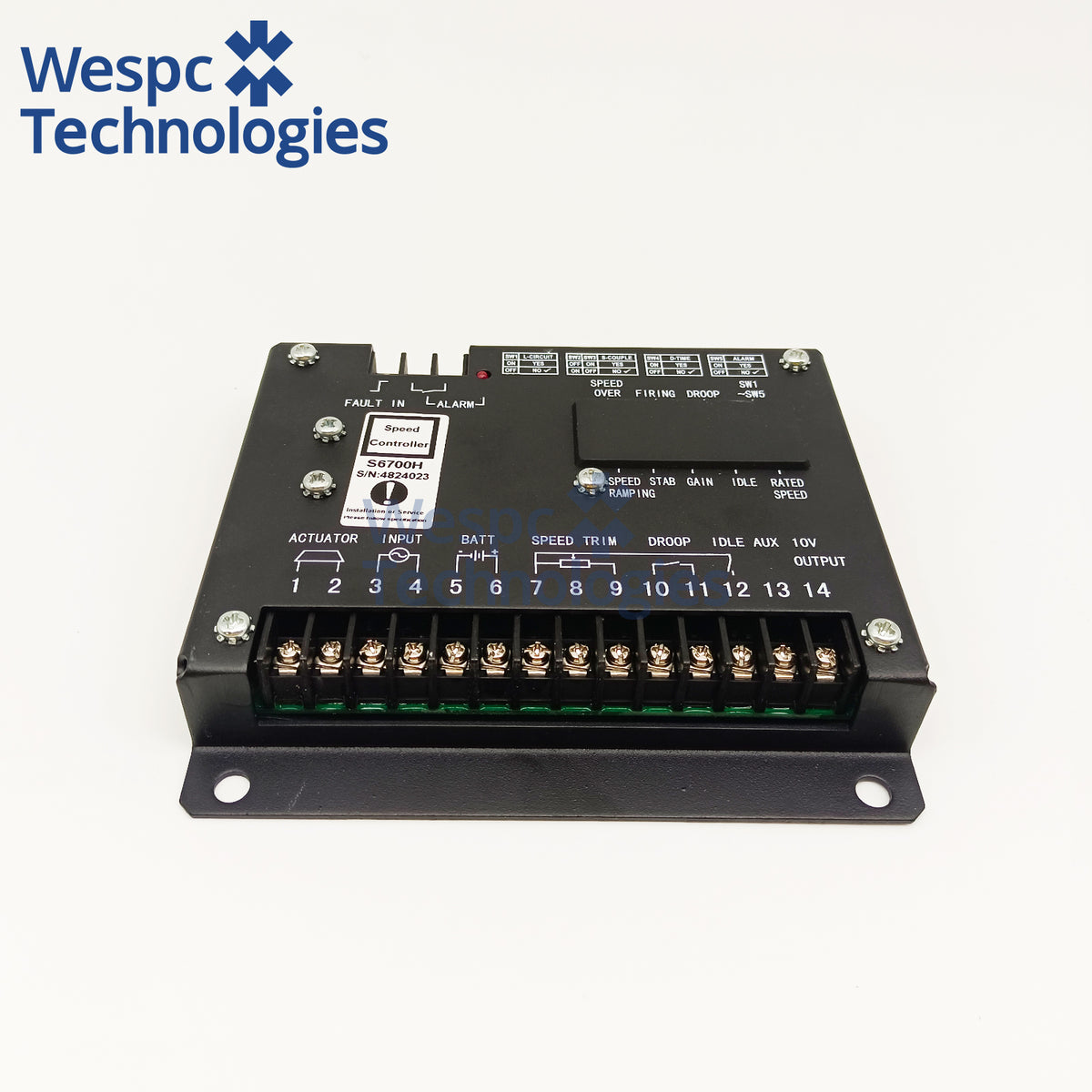 S6700H Speed Controller 24V Electronic Governor Compatible For Cummins Diesel Generator Governor