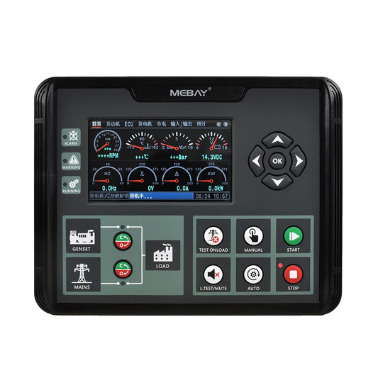 Original Mebay DC72MR Ultra-Low Temperature Diesel Genset Controller for AMF