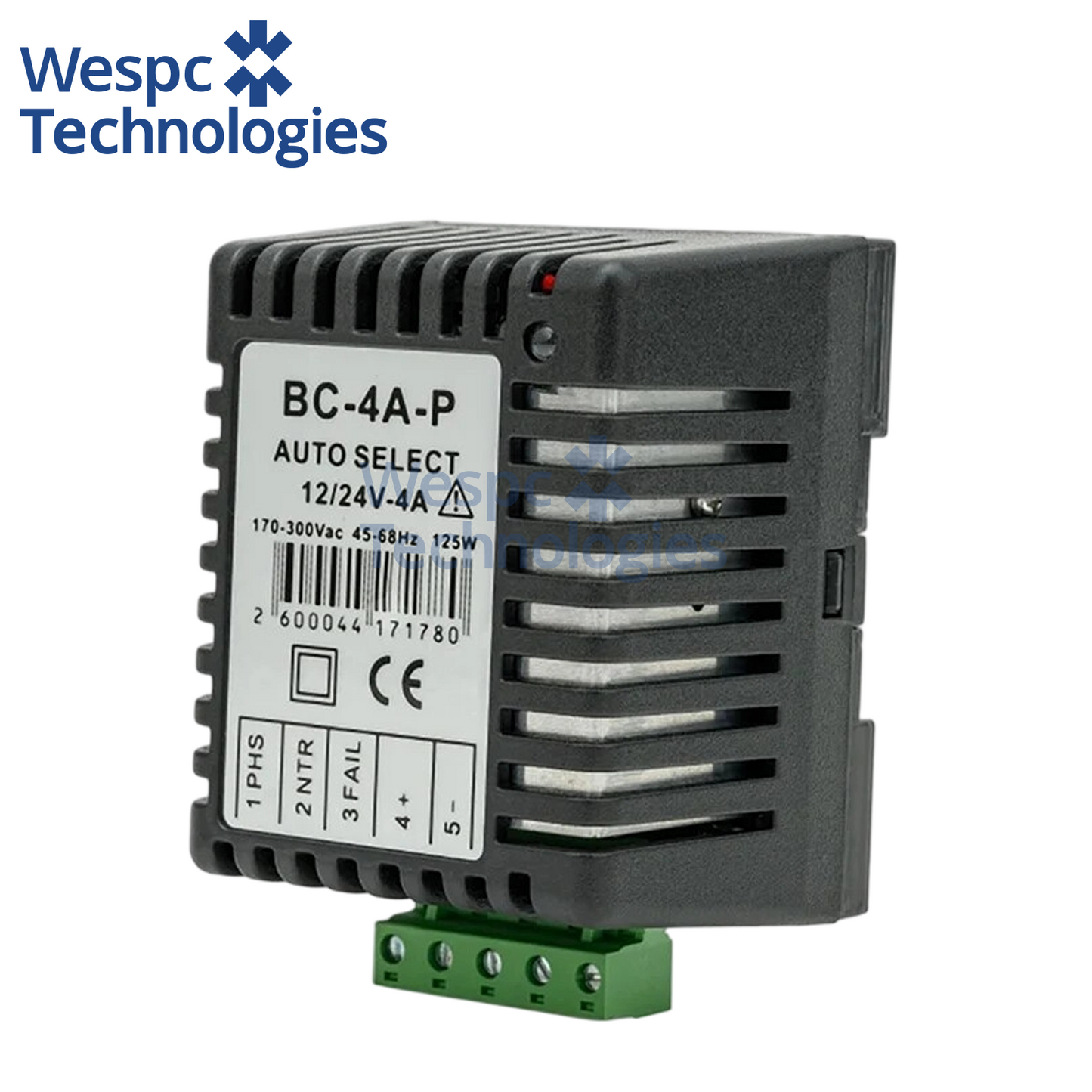 BC4A BC-4A-P 4A 12V 24V Float Battery Charger Auto Select 45-68HZ Genset Parts