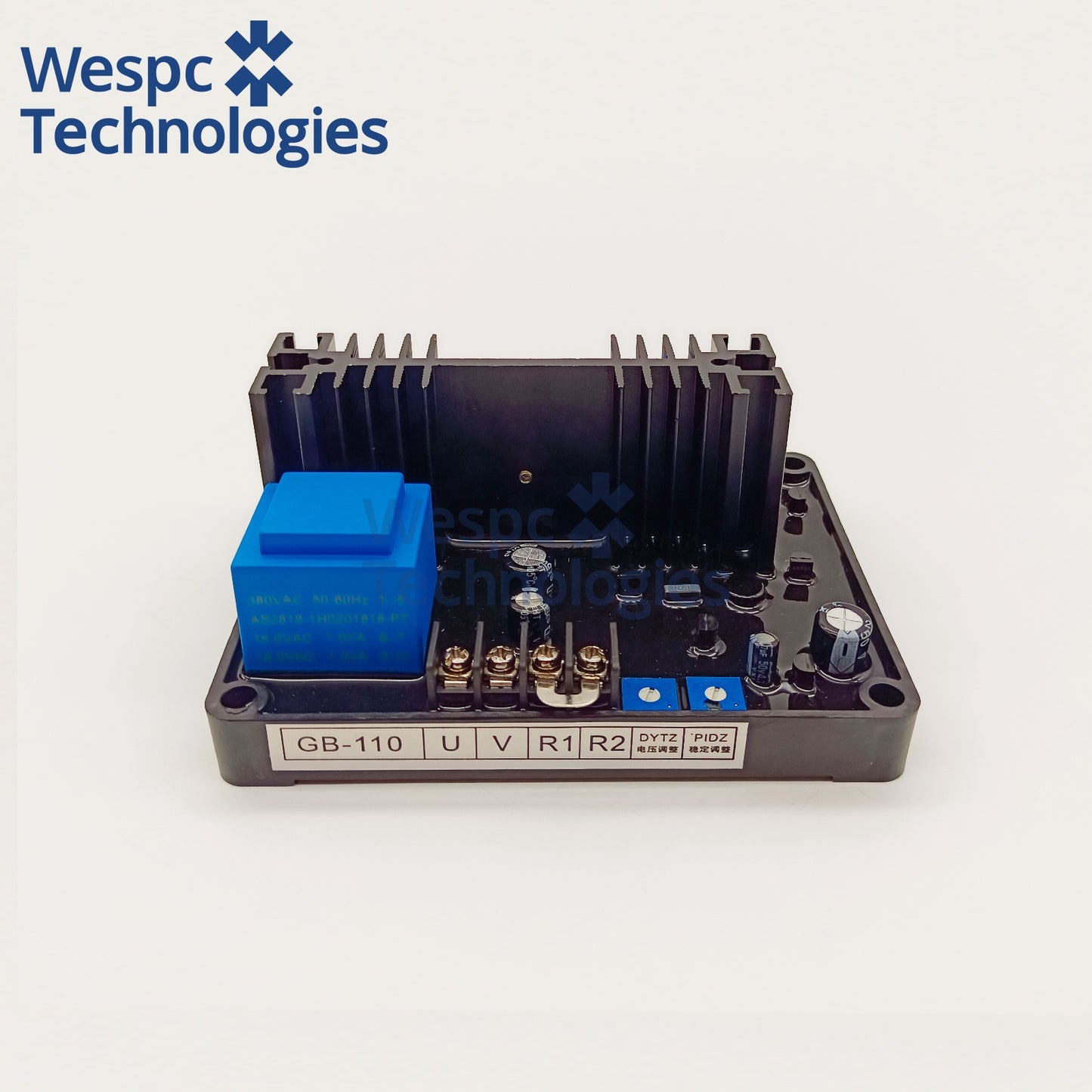 GB-110 AVR Automatic Voltage Regulator Replacement Spare Part Fits STC Three Phase Brush Diesel Generator Set