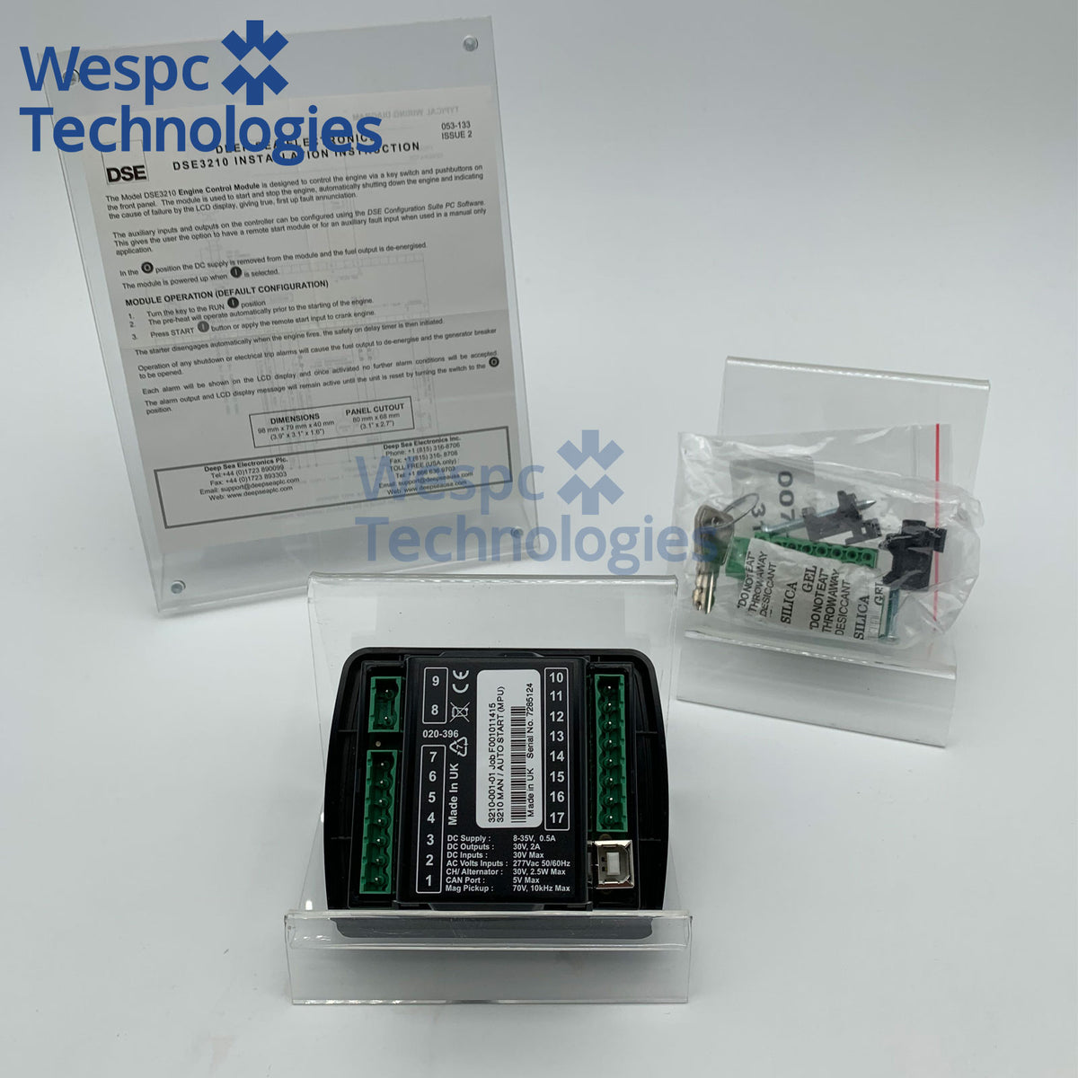 Original DSE3210  Deep Sea Auto Start Control Module Generator Intelligent Controller