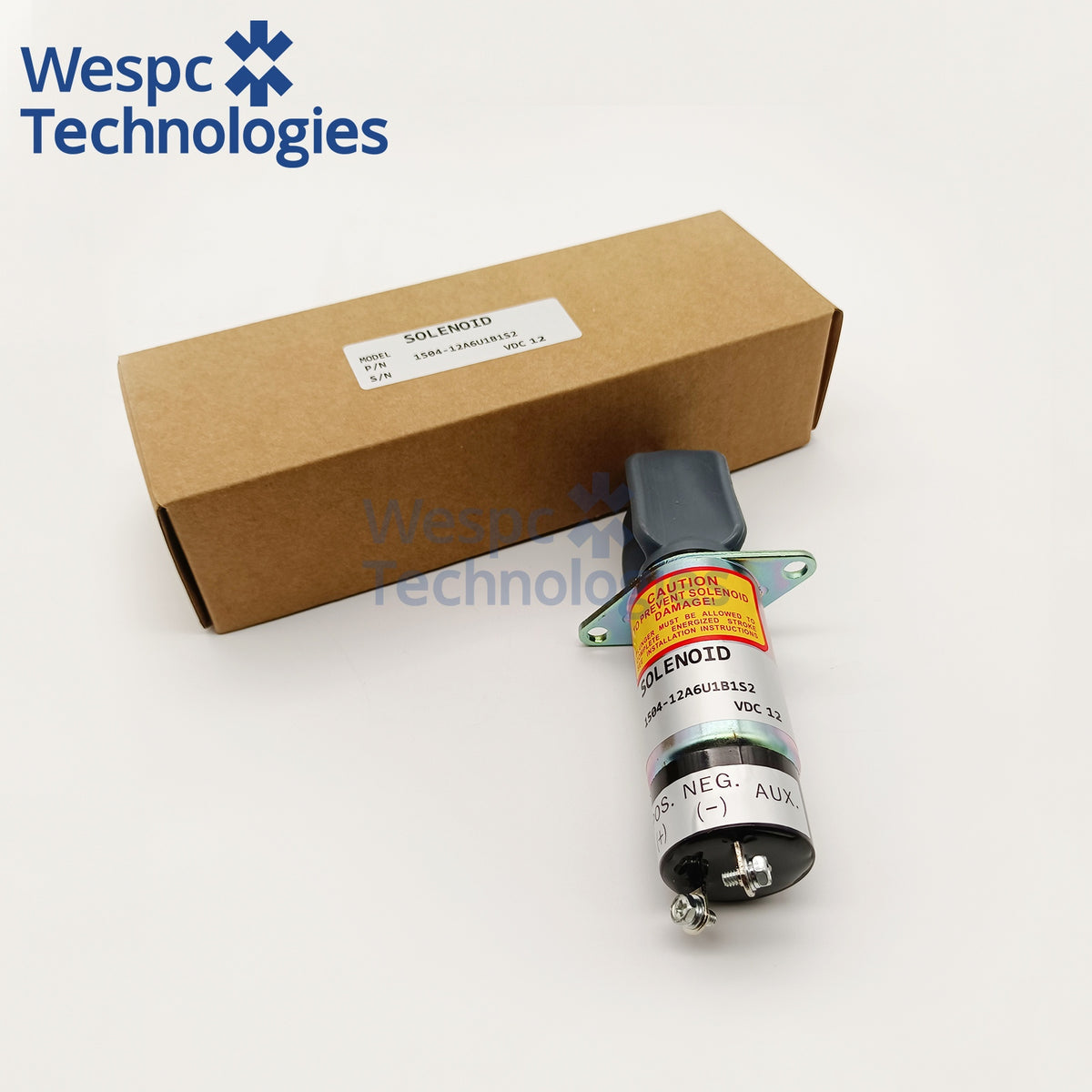 1504-12A6U1B1S2 Fuel Shutoff Solenoid SA-3527-T 12V Engine Stop Solenoid For Excavator Diesel Generator Fuel Pump
