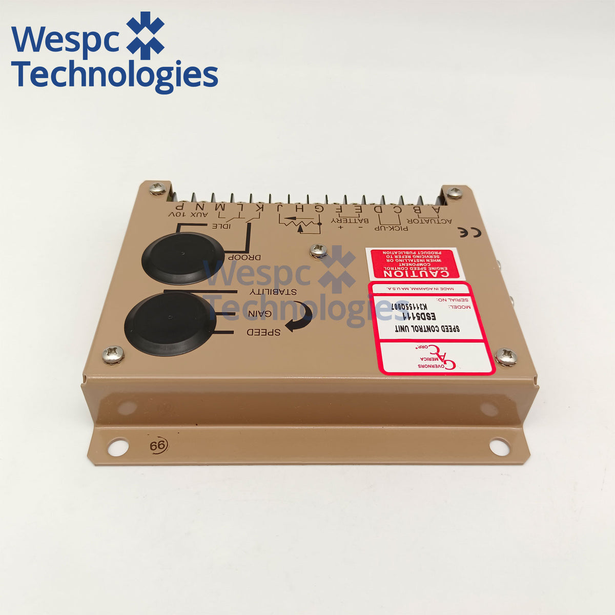 Original GAC ESD5111 Electronic Governor Diesel Generator Speed Control Unit