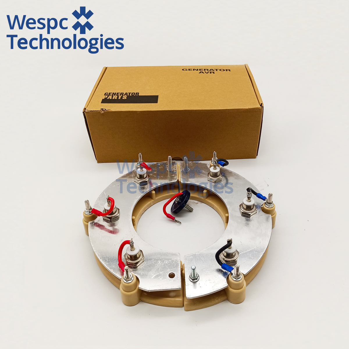 RSK6001 Rotating Rectifier Assembly With Base Plate For HC6 HC7 P7 MV7 P80 Brushless Alternator