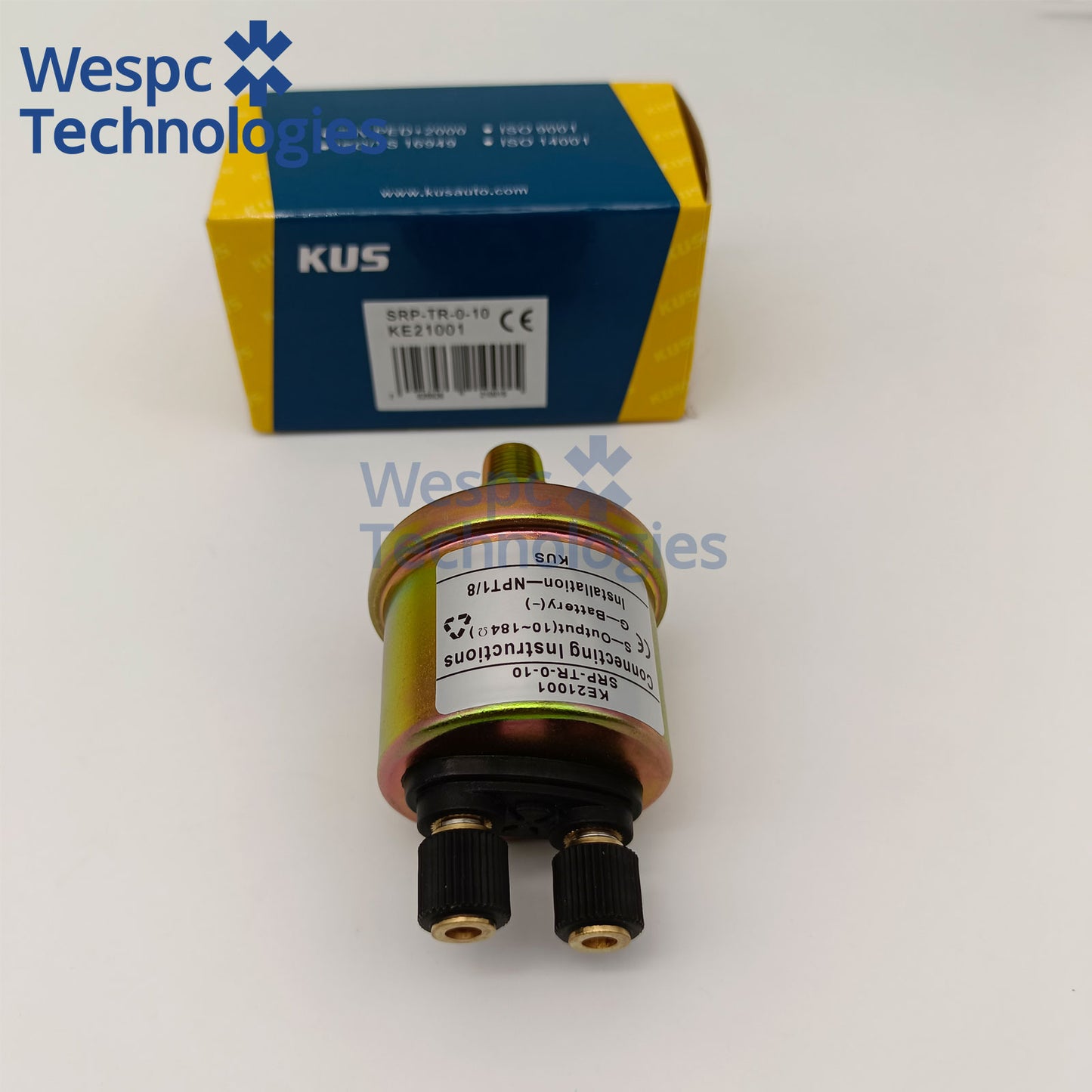 Original KUS KE21001 Oil Pressure Sensor VDO 360-081-032-014C 1/8NPT Diesel Generator Parts