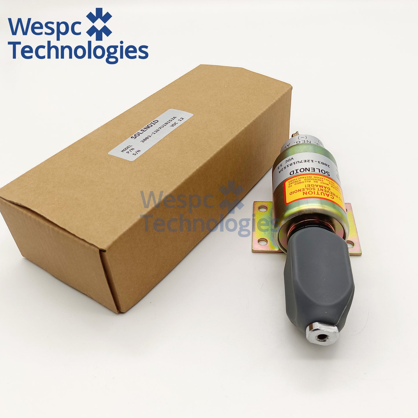 2003-12E7U1B1S2A 12V Fuel Shutoff Solenoid Valve Replace SA-4275 Woodward 2000 Series Diesel Engine Stop Solenoid