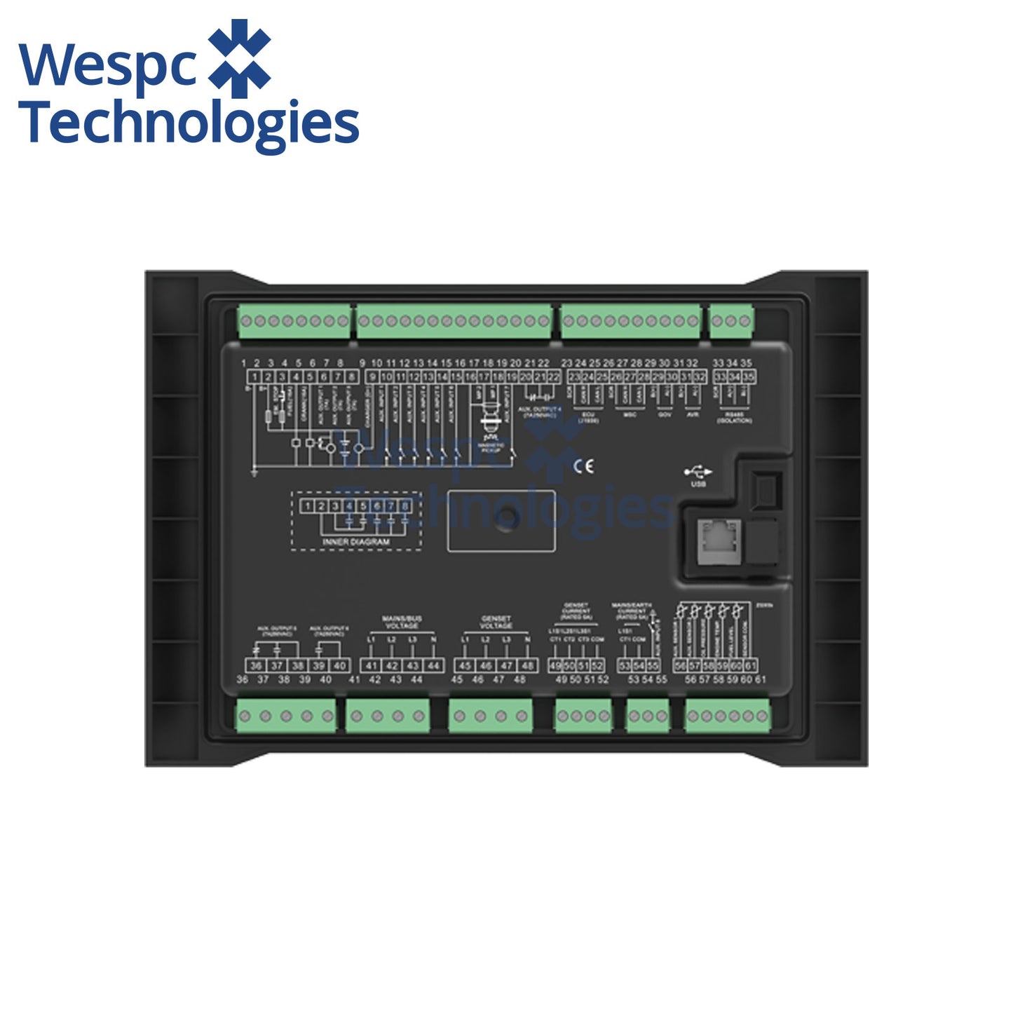 Original SmartGen HGM9510 Auto Start Stop Diesel Generator Parallel Controller Module