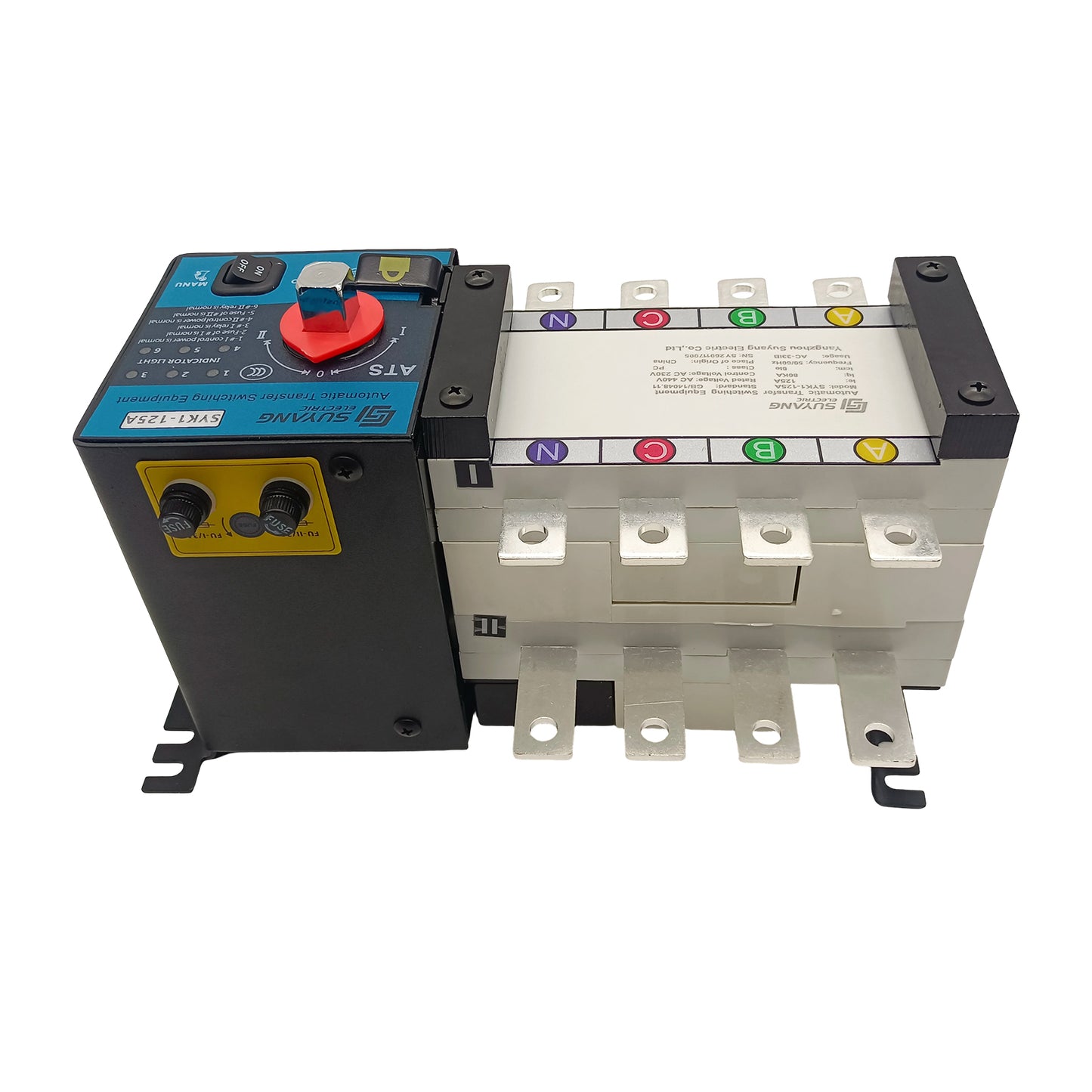 SYK1-125A/4P Dual Power Transfer Controller Automatic Switching Module