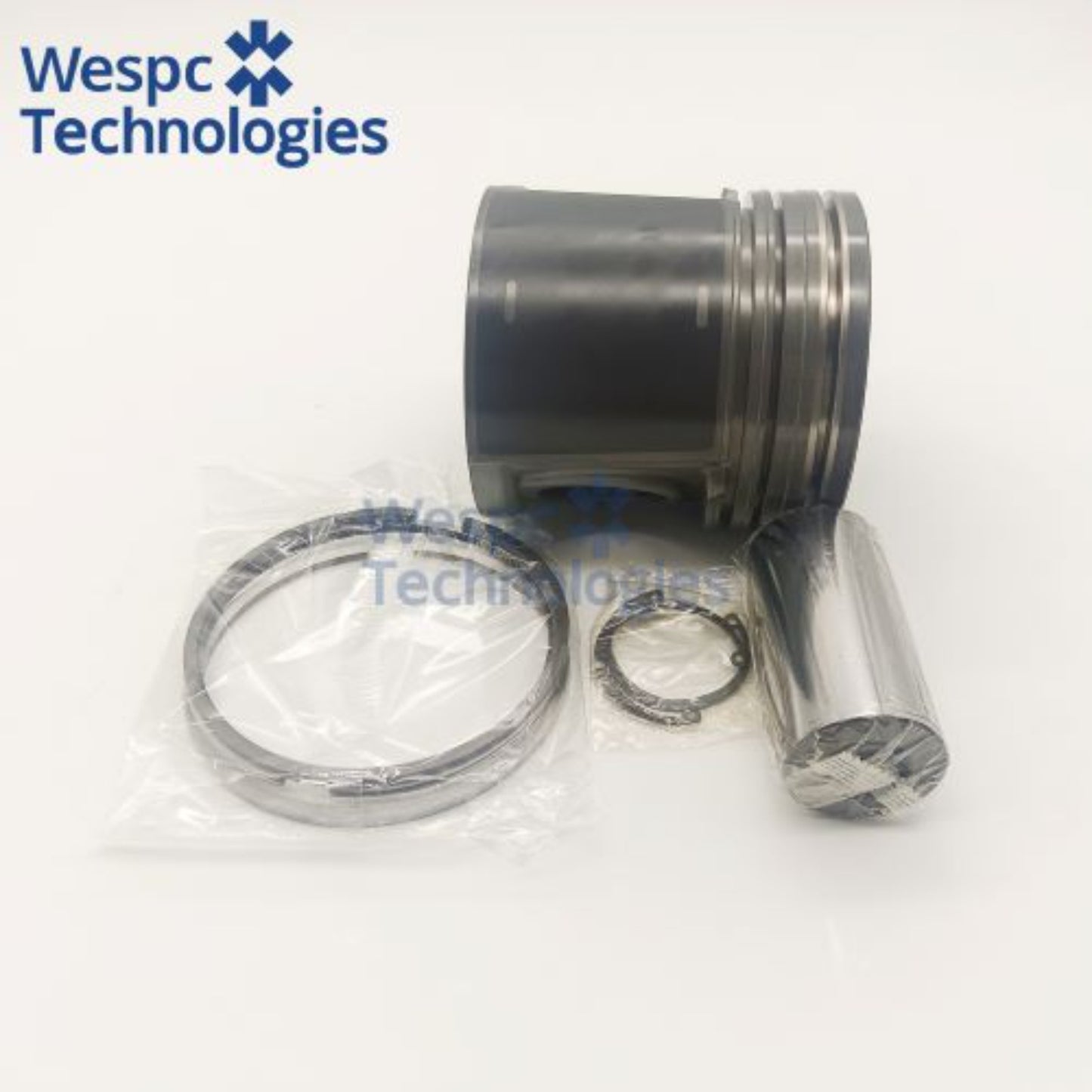 WESPC 4115P015 Piston and Ring Kit Fits Perkins Engines 1103C-33T 1104C-44T 1104A-44TA – Durable Engine Rebuild Component