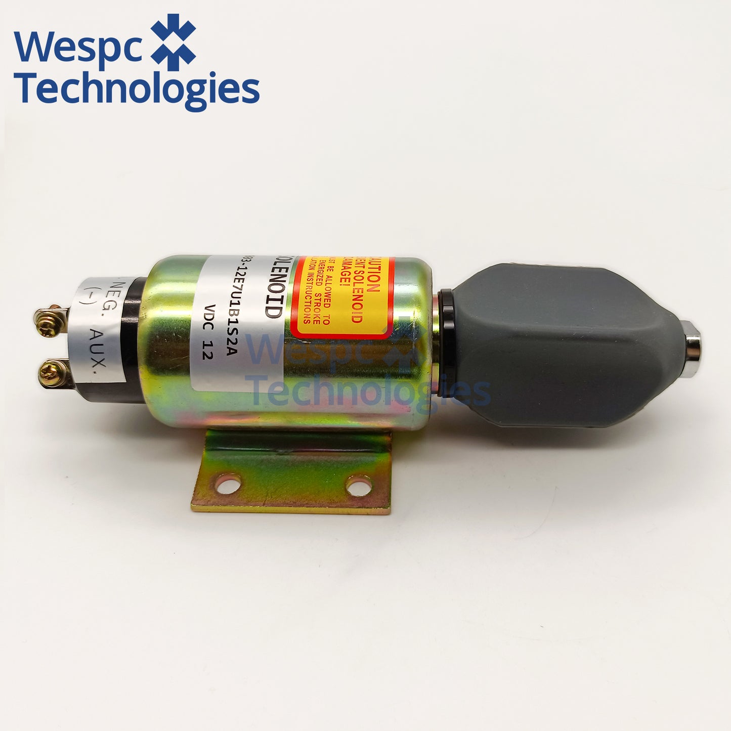 2003-12E7U1B1S2A 12V Fuel Shutoff Solenoid Valve Replace SA-4275 Woodward 2000 Series Diesel Engine Stop Solenoid