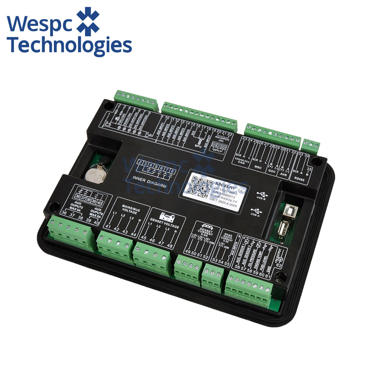 Original DC102D Synchronising Load Sharing Generator Controller Control Module