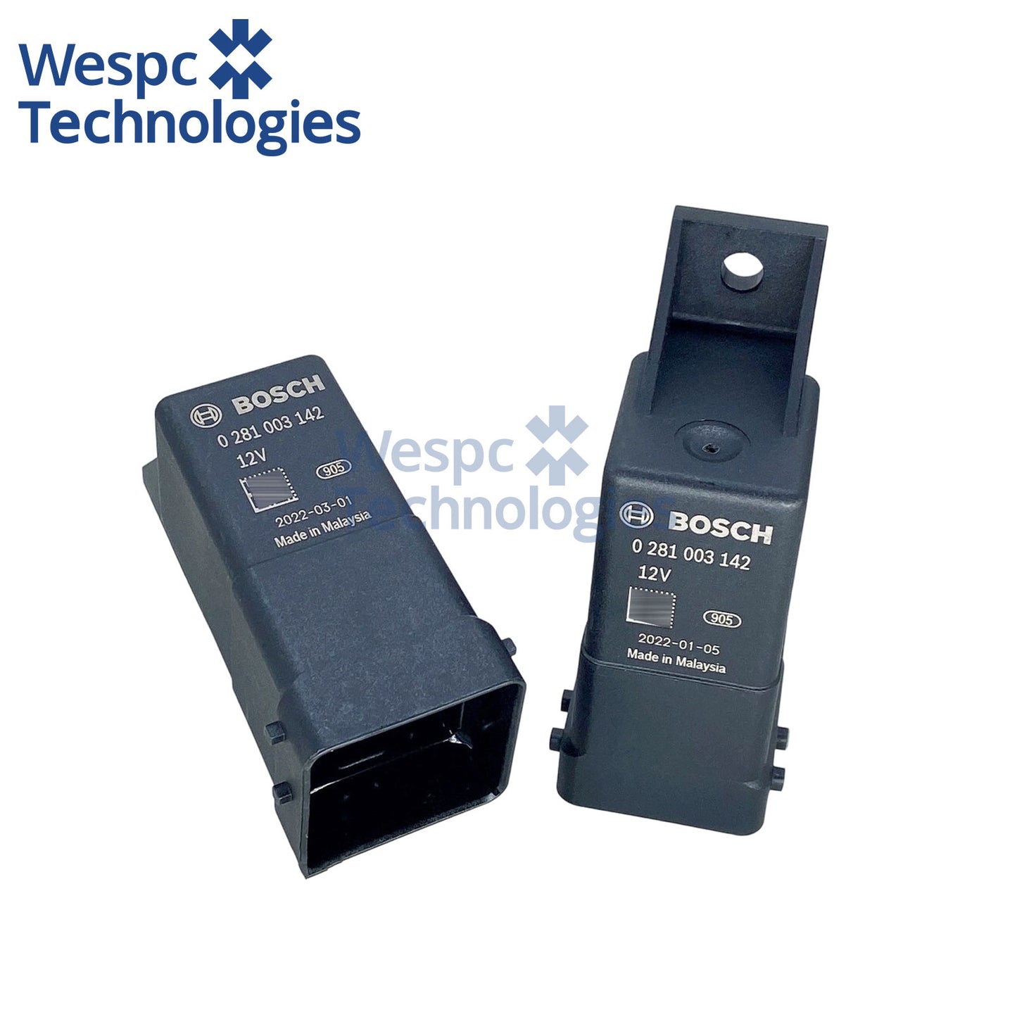 Original Bosch 0281003142 Heavy Duty Glow Plug Relay 12V DC 80A SPST Normally Open Preheating Control Relay