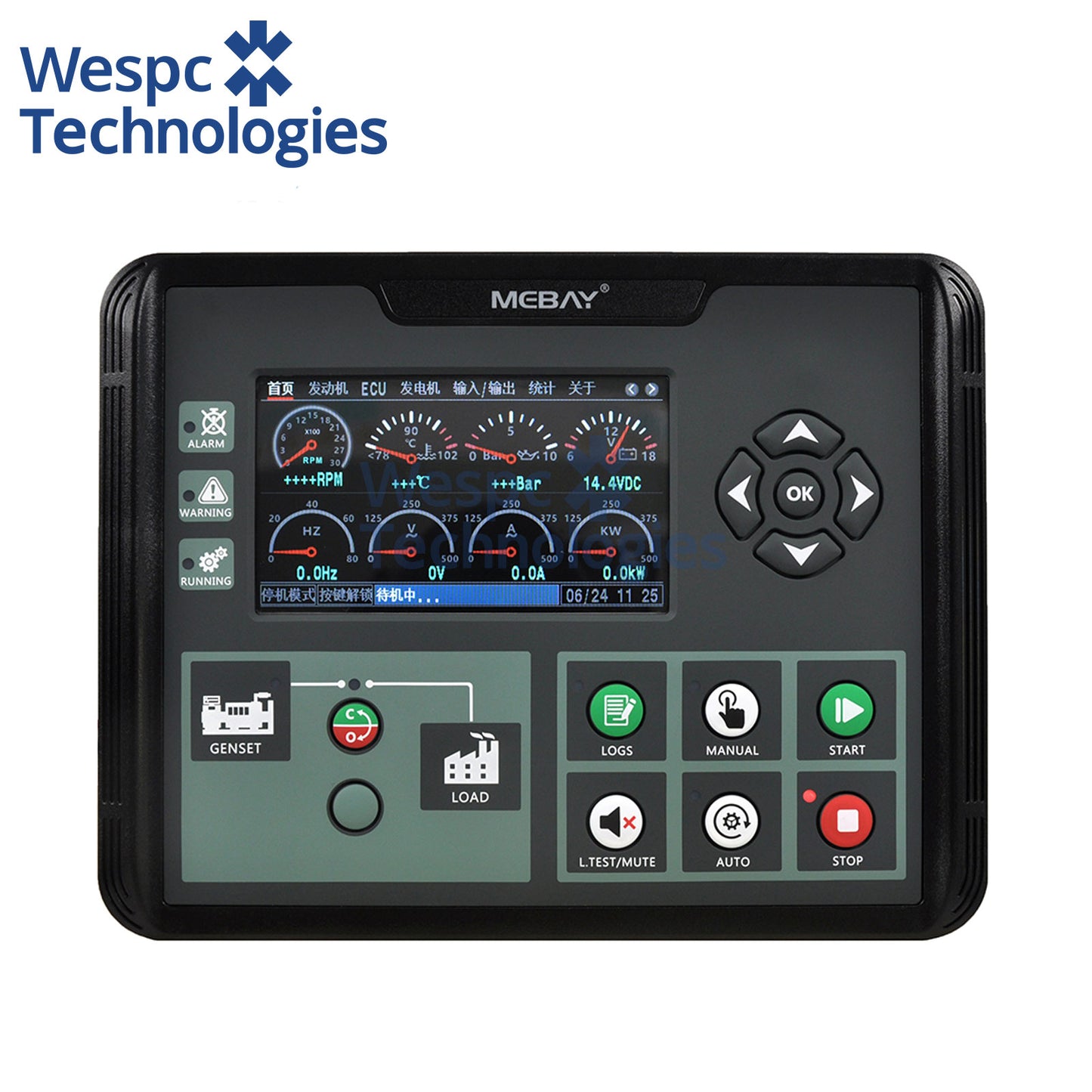 Original Mebay Automatic Controller DC70D MK2 Replaced by DC70D MK3 Generator Set Controller