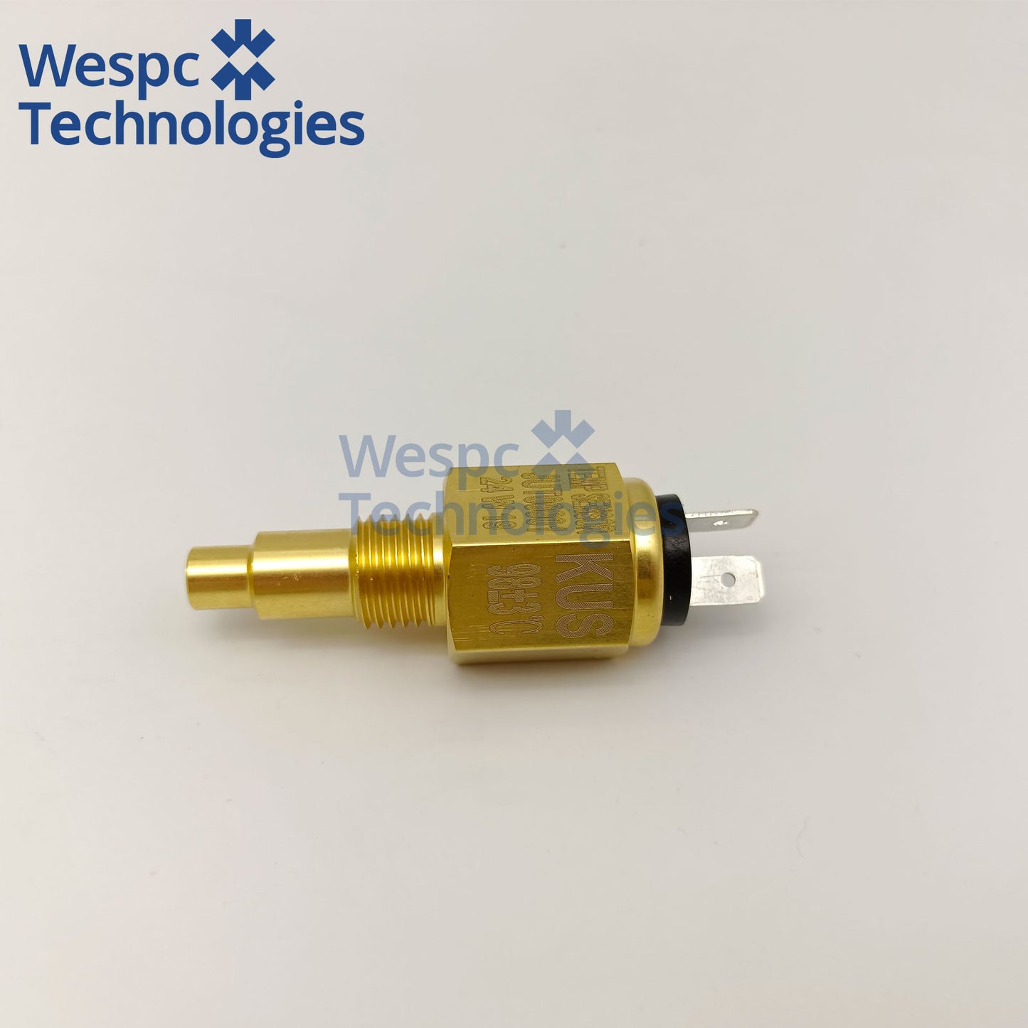 Original KUS JUT00001 Coolant Water Temperature Sensor M14×1.5 Thread 98℃ Overheat Alarm Dual Spade NTC Temp Sender