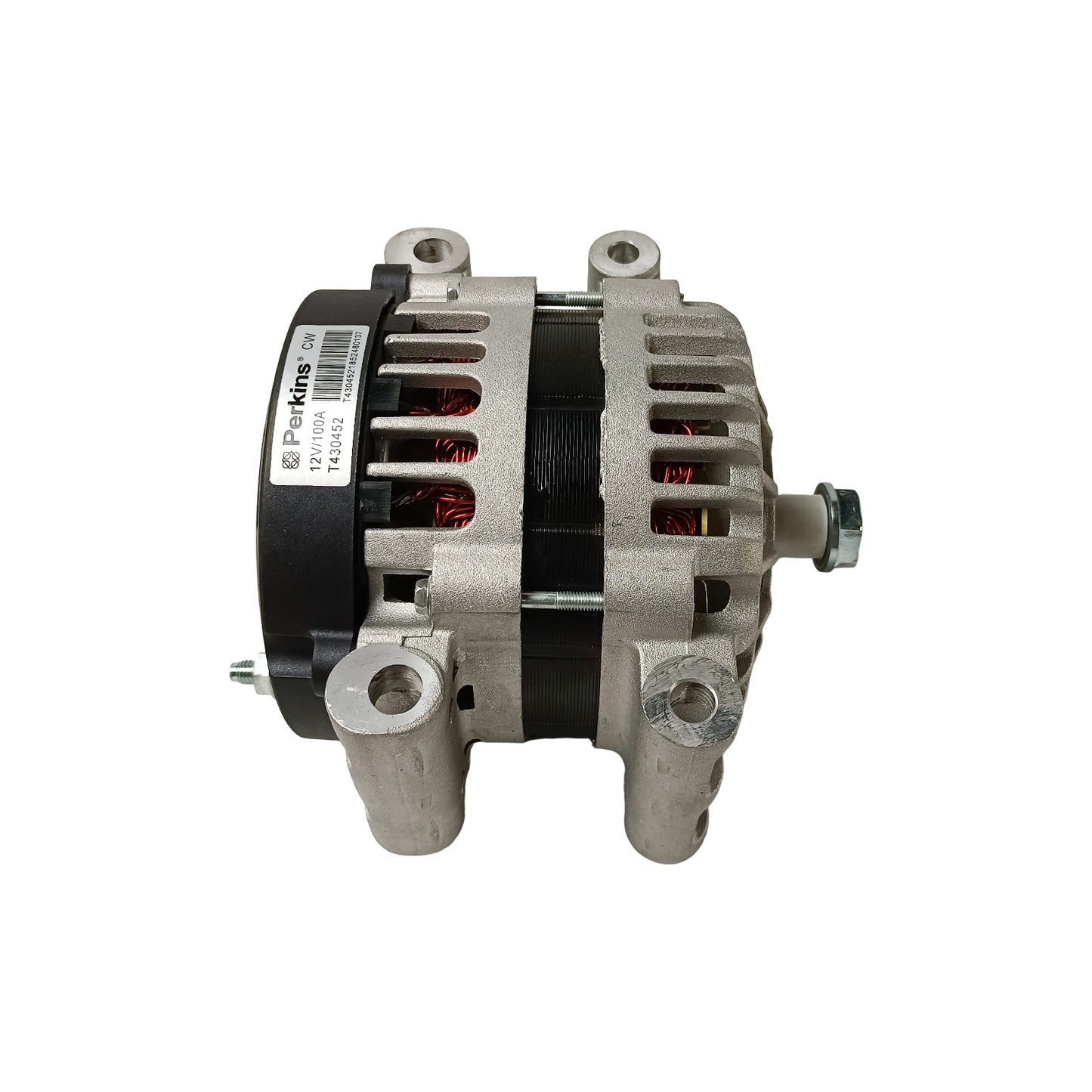 12V 100A Alternator T430452 Replacement Charging Generator Fits Perkins 1204F 1206E 1206F Series Diesel Engine