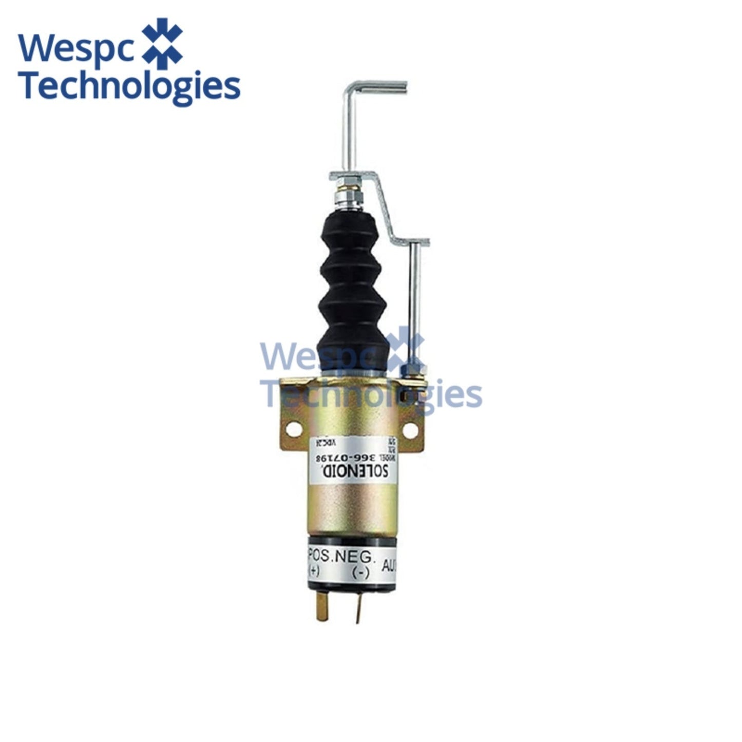 WESPC 366-07198 Fuel Shut Off Solenoid Valve 24V Fits Diesel Engine
