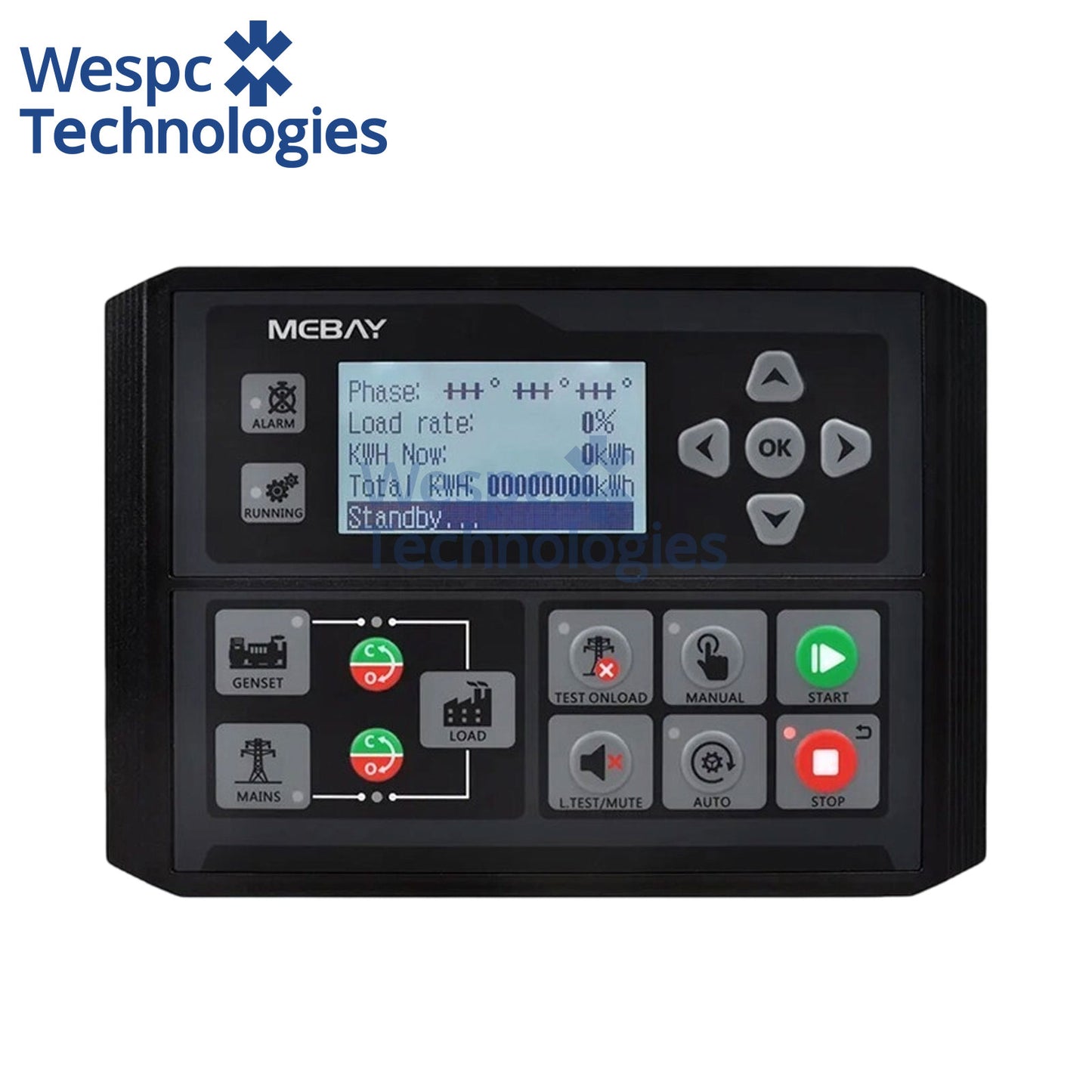 Original DC42DR MK4 Generator Controller Engine Remote Monitoring Control Unit