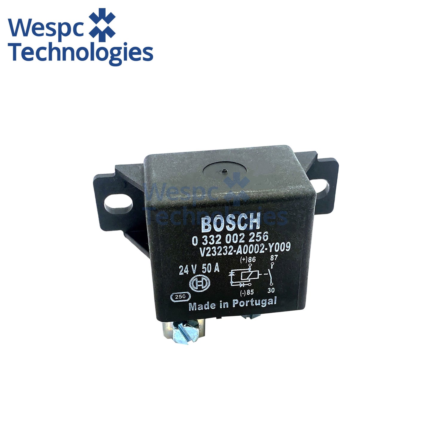 Original Bosch 0332002256 4 Pin Normally Open Mini Relay 12V DC 40A Single Circuit ISO Automotive Relay