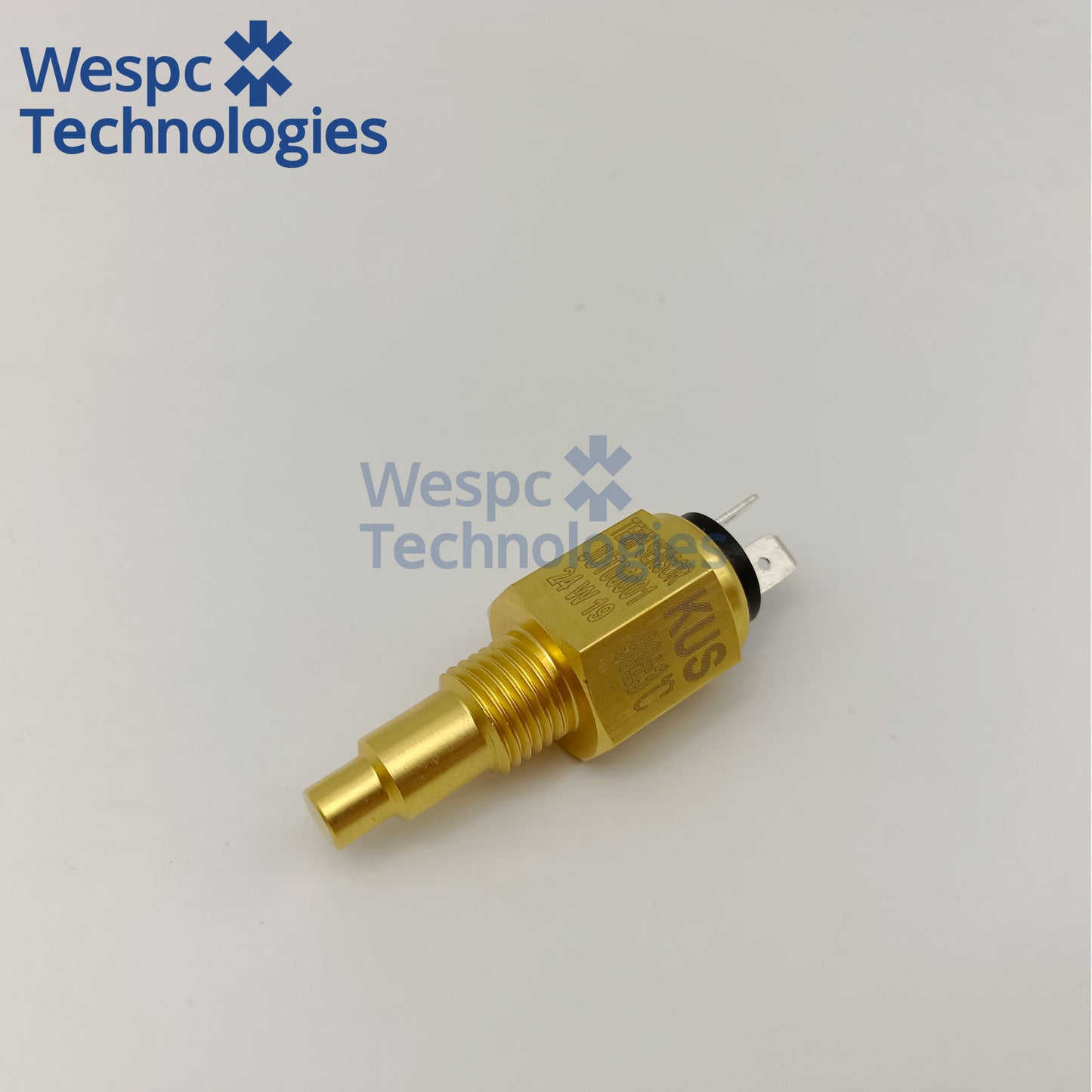 Original KUS JUT00001 Coolant Water Temperature Sensor M14×1.5 Thread 98℃ Overheat Alarm Dual Spade NTC Temp Sender