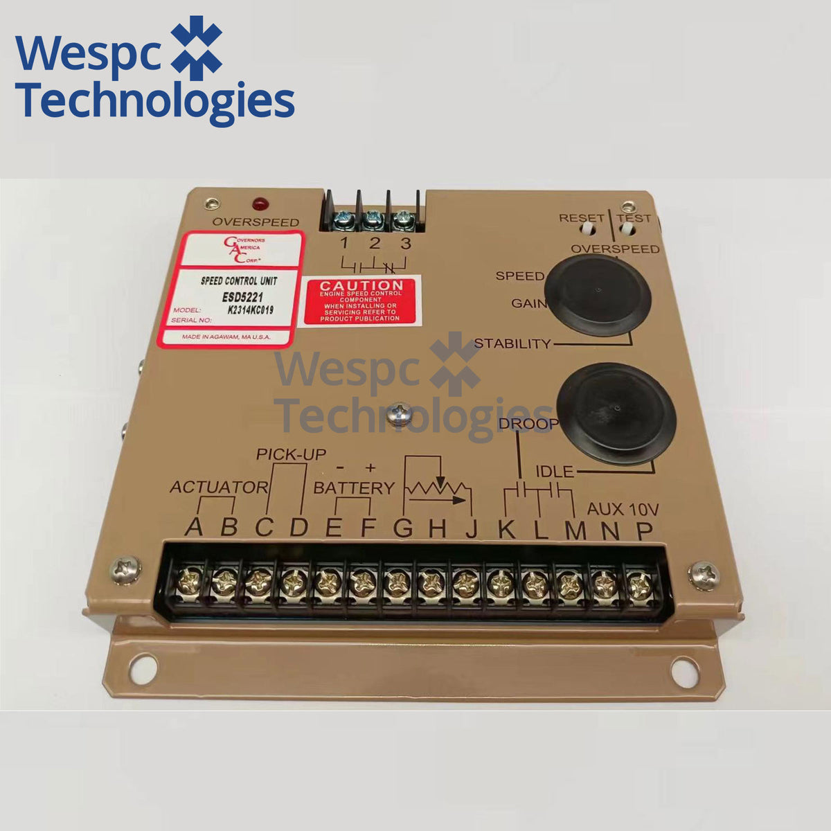 Original GAC ESD5221 Speed Control Unit  Diesel Engine original Speed Controller Governor