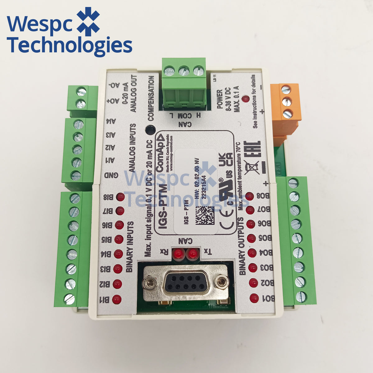 Original ComAp IGS‑PTM Process Measurement I/O Expansion Module For Comap IL‑NT Genset Controller