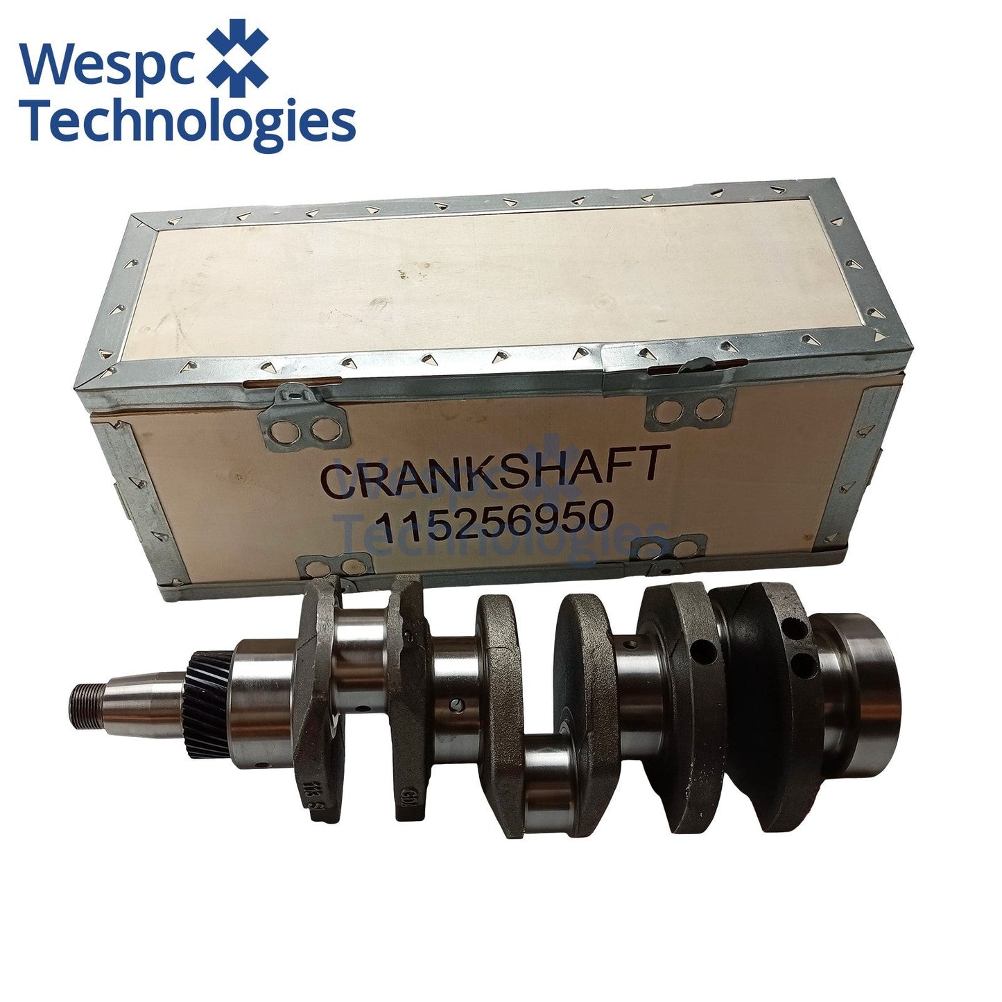 WESPC 115256950 Crankshaft for Perkins 403C-15 403D-15 403D-15T Diesel Engine