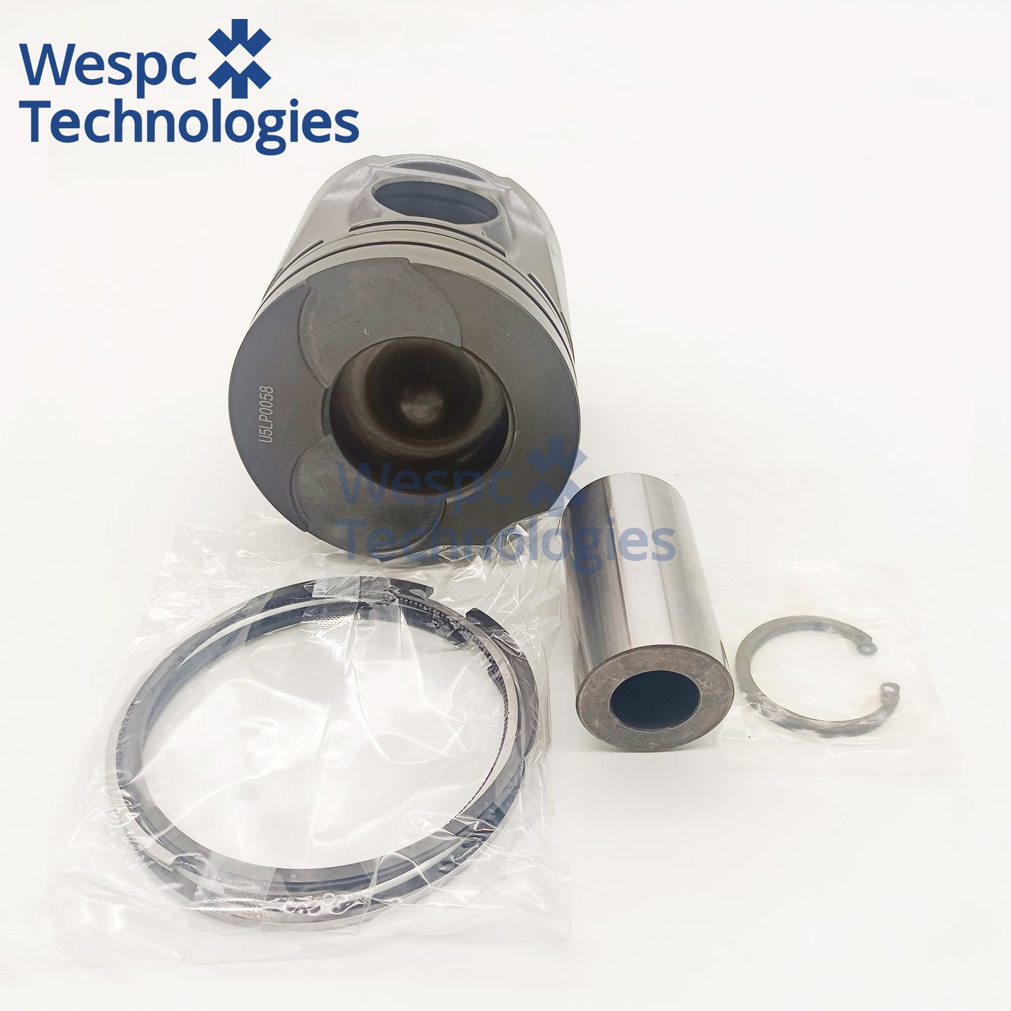 WESPC Piston Rings Kit Part U5LP0058 Direct Replacement fo Industrial Diesel Engine