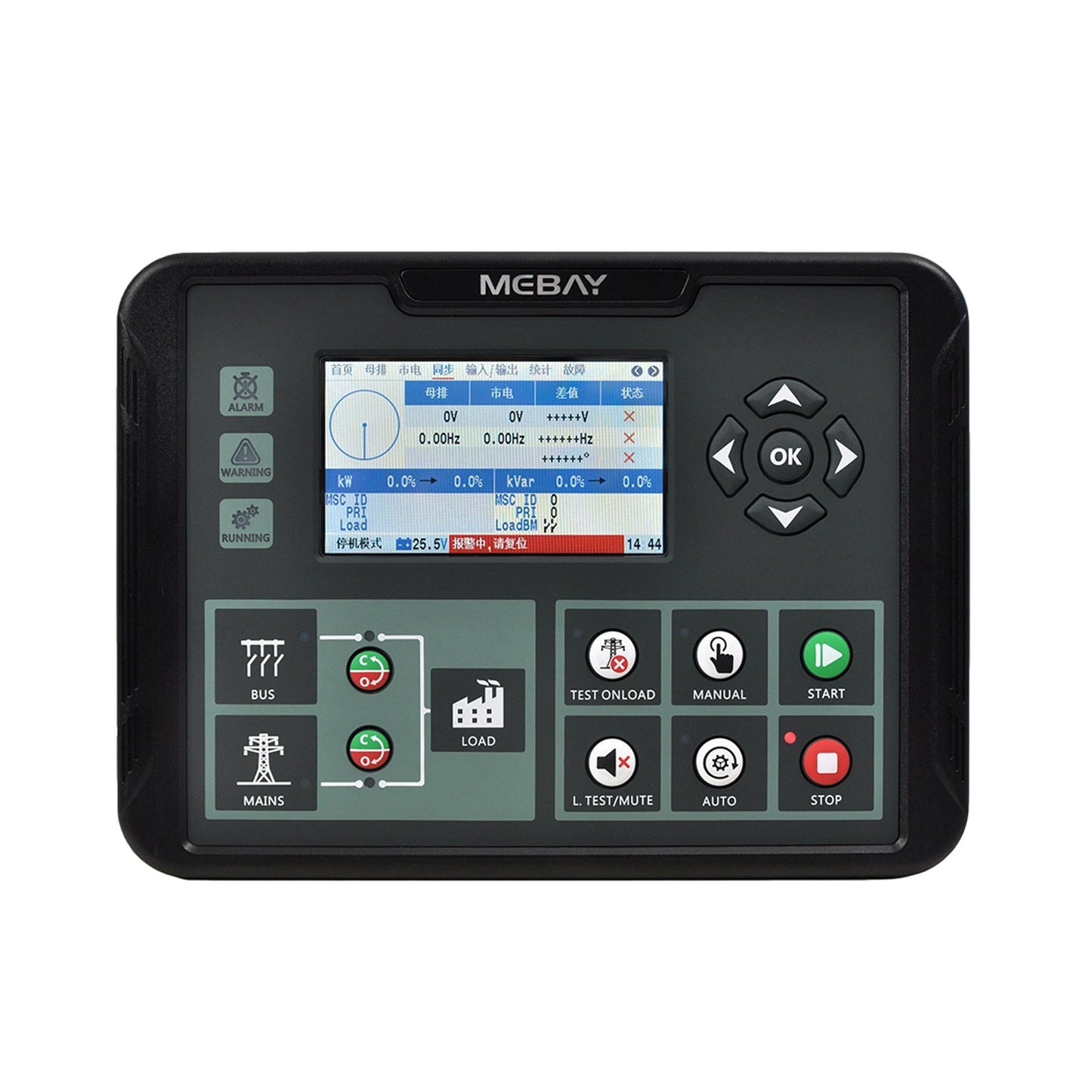 Original Mebay DC110D Controller Diesel Generator Electric Auto Start Control Panel