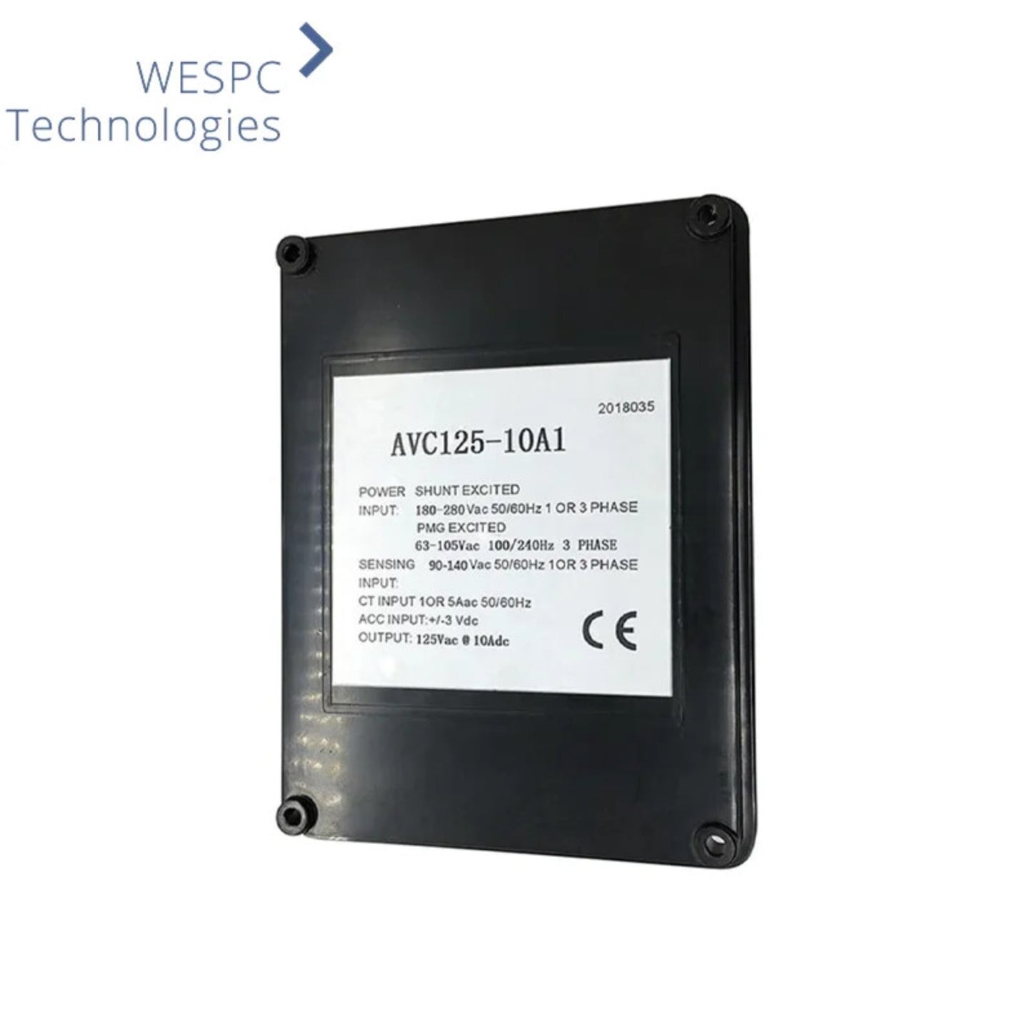 Automatic Voltage Regulator AVR AVC125-10A1 Diesel Generator 50/60Hz AVR